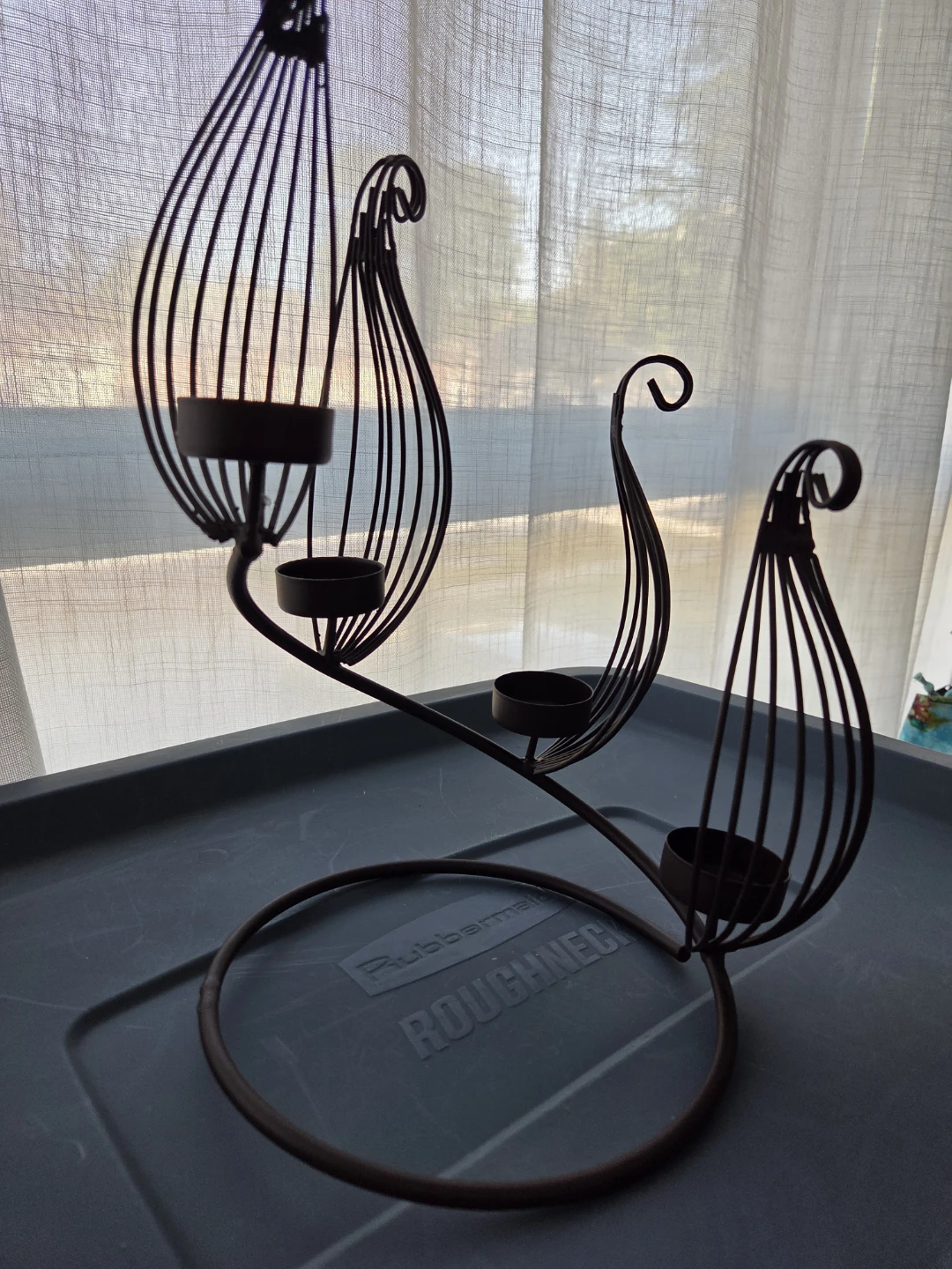 Wire Teardrop Candle Holder - photo 2