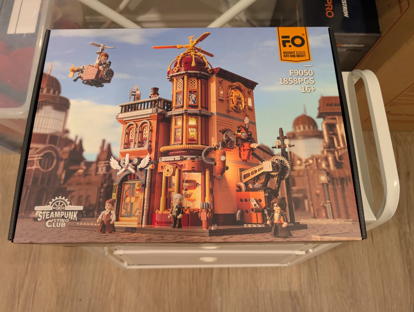 FO F9050 Steampunk Flying Club Building Blocks Set - 1858 Pieces
