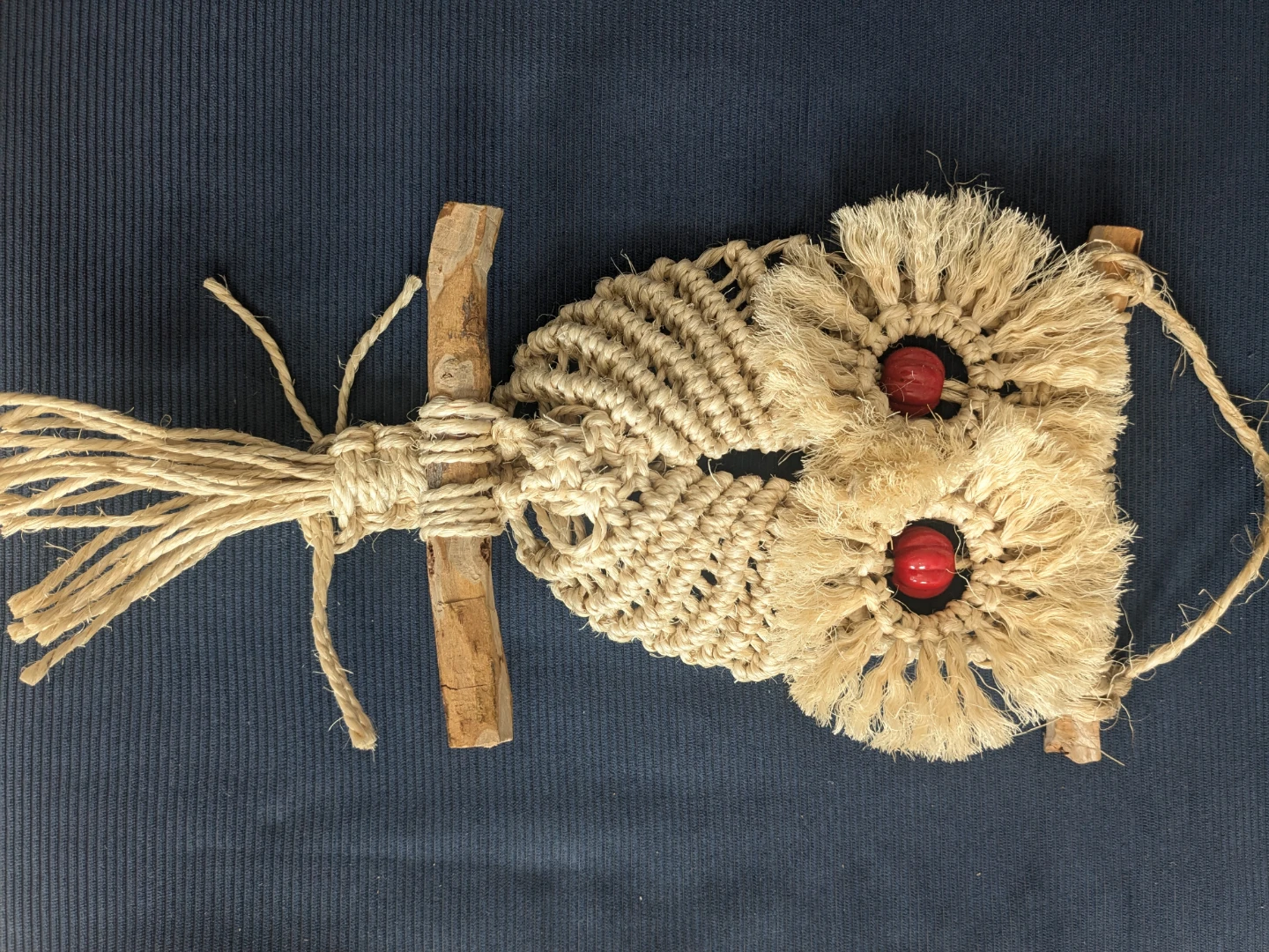 Owl Macrame / Handmade - photo 5