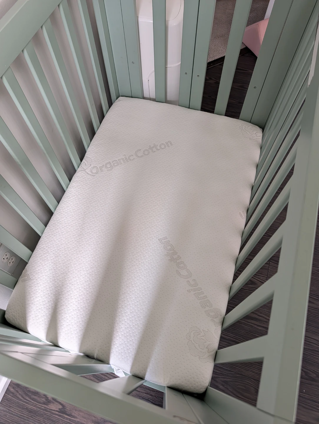 Babyletto Origami Mini Crib & Organic Dream 2-stage mattress - photo 5