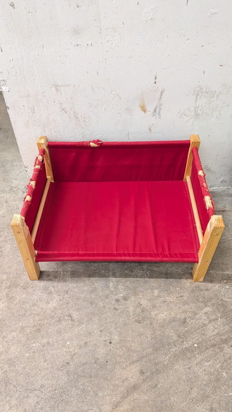 Red Pet Bed Frame