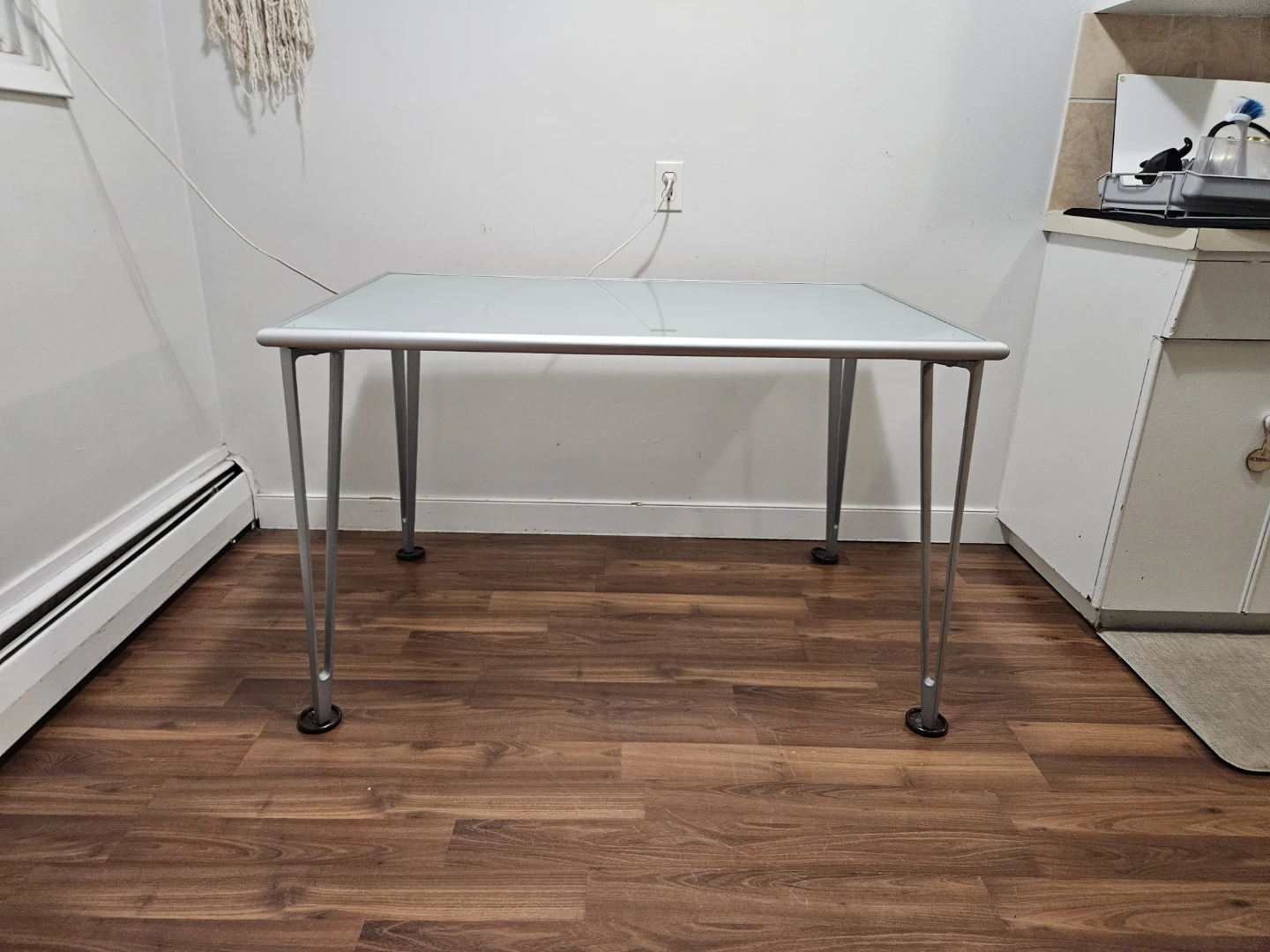 IKEA GALANT Frosted Glass Desk – Great Condition!
