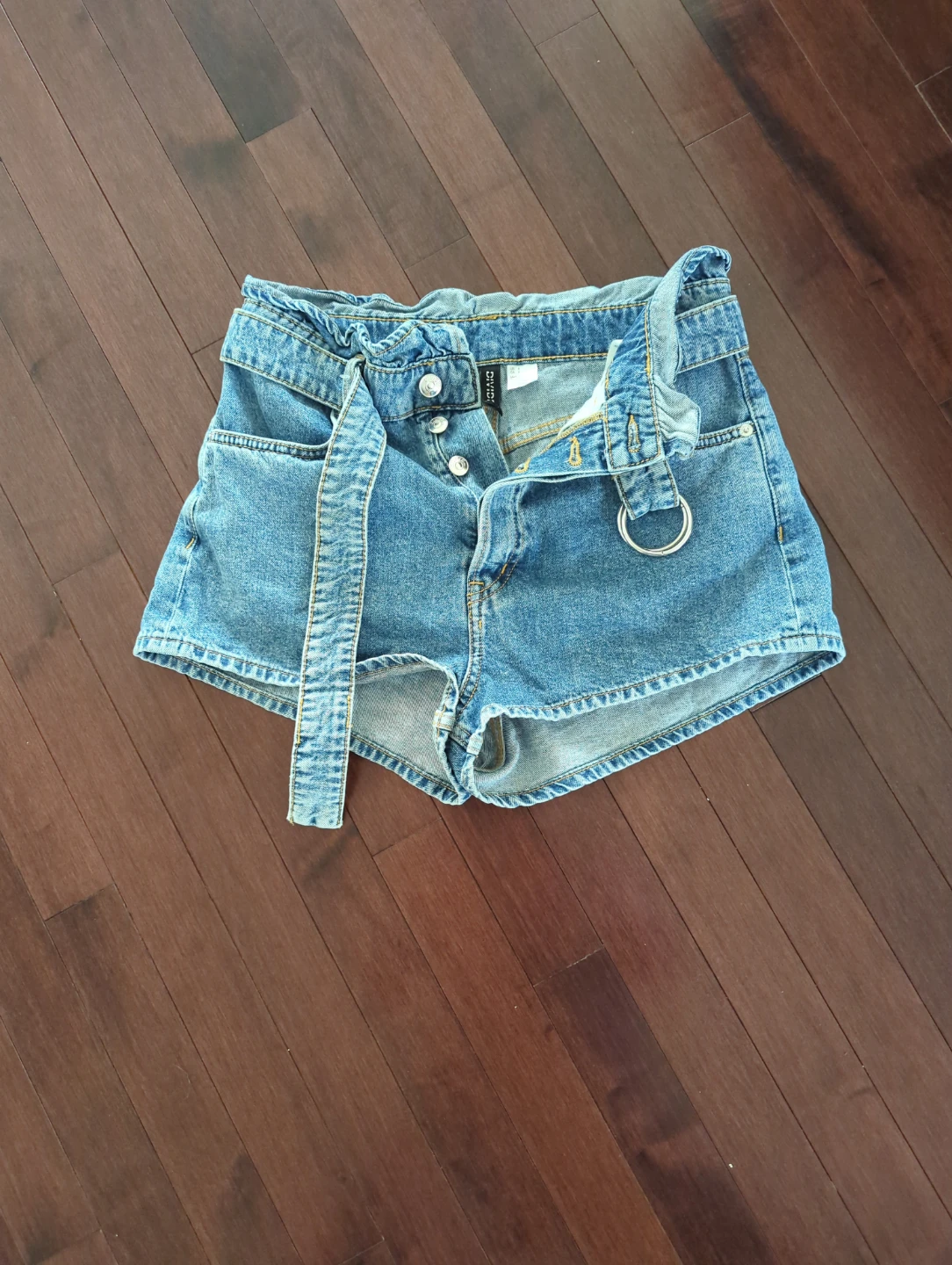 H&M Divided High-Waisted Denim Shorts