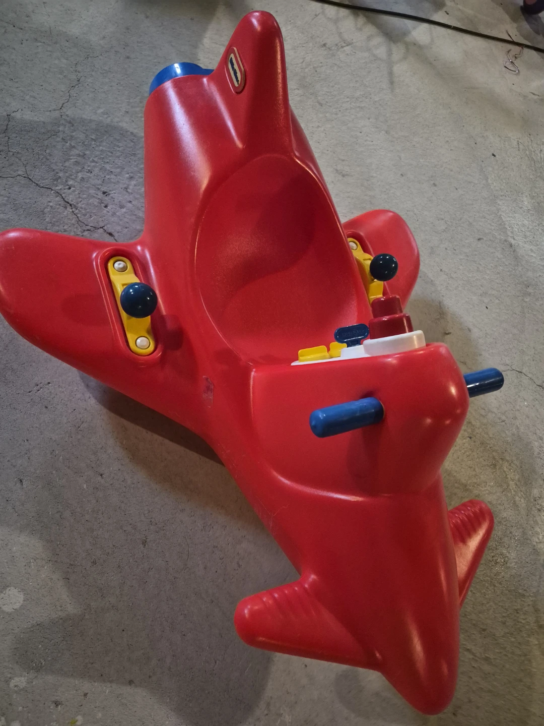 Little Tikes Red Ride-On Airplane Toy