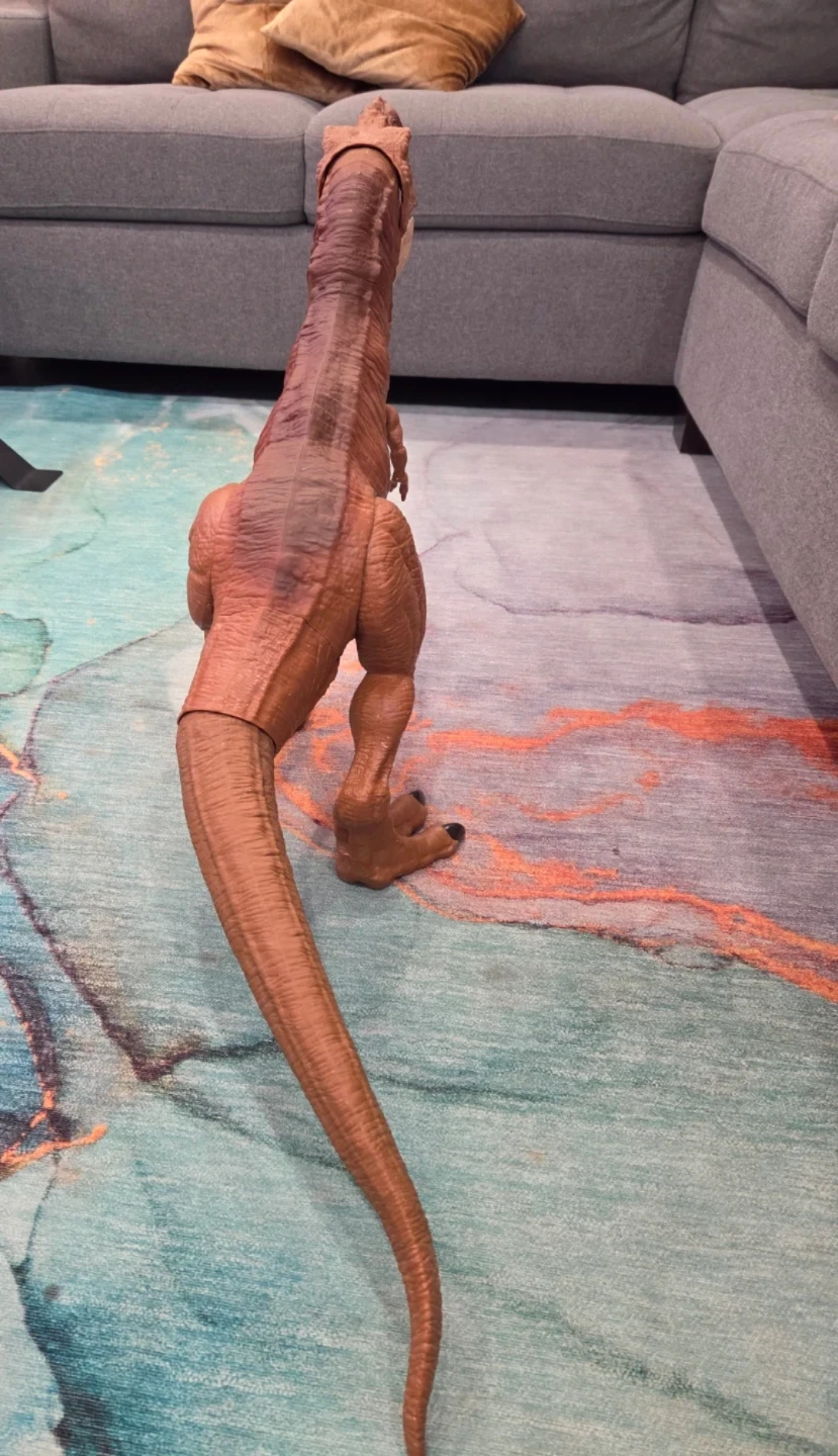 Brown Tyrannosaurus Rex Dinosaur Toy - photo 3