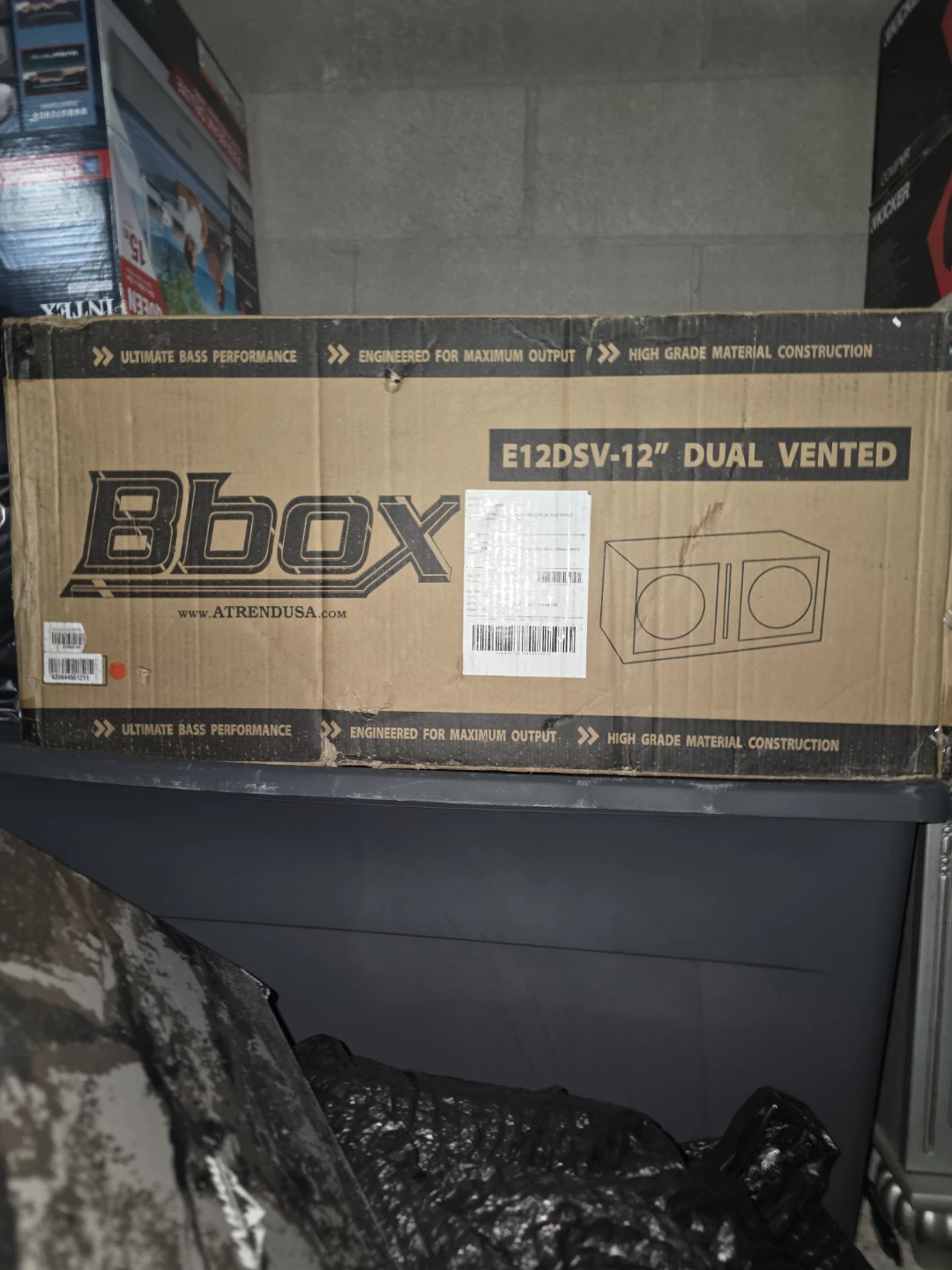 Bbox E12DSV-12" Dual Vented Subwoofer Enclosure