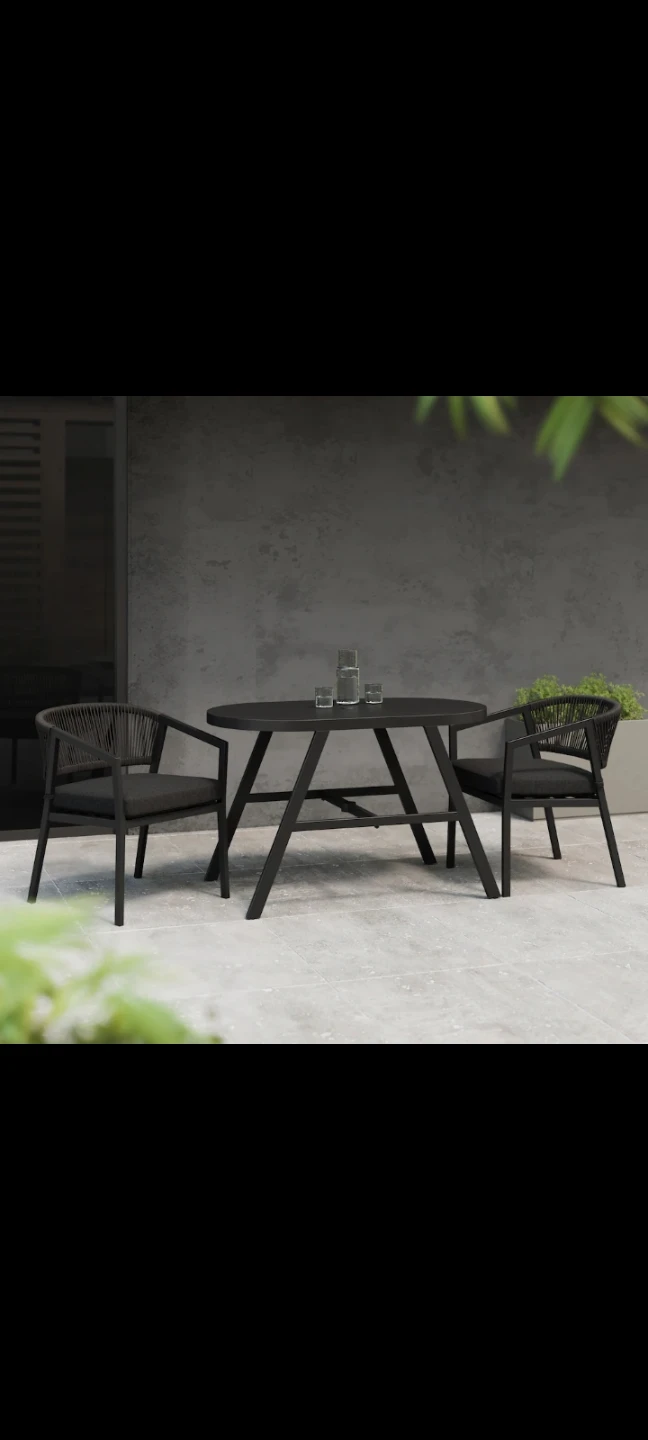 Outdoor Dining Set - Table and 2 Chairs