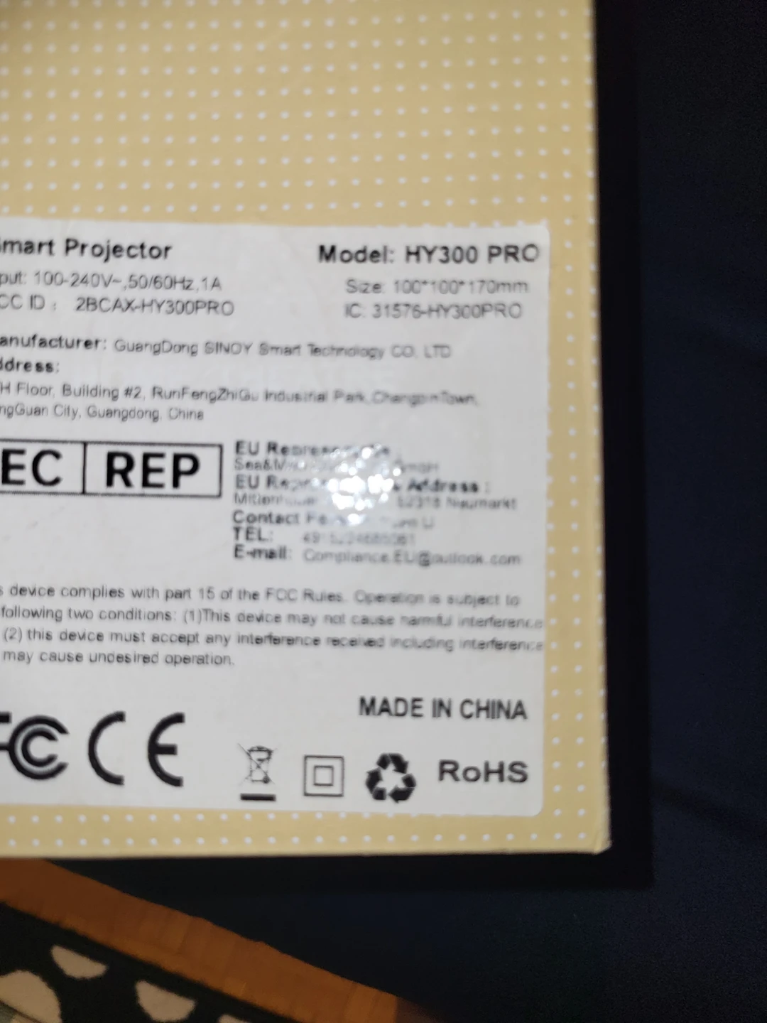 Metene HY300 Pro LED Projector - photo 4