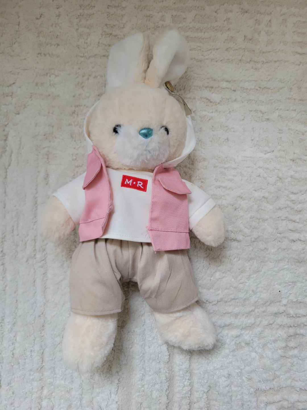 Plush Bunny Stuffed Animal with Outfit