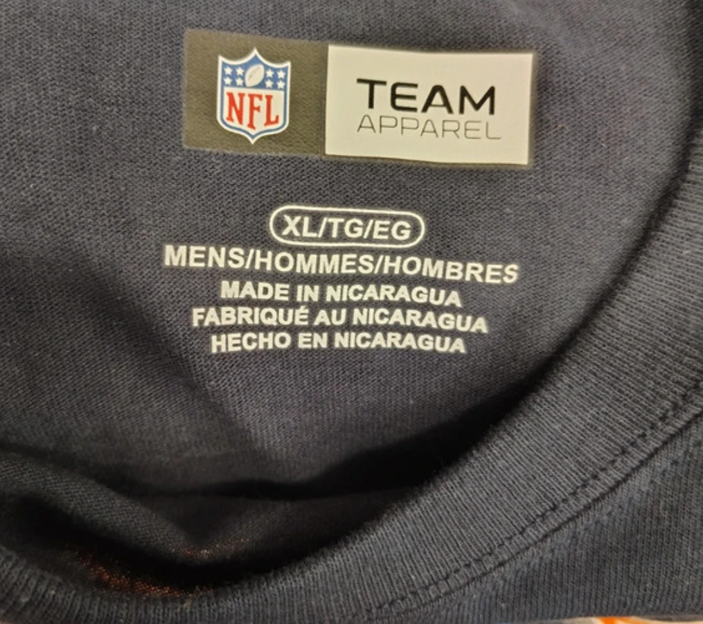 Chicago Bears NFL Team Apparel T-Shirt XL - photo 3