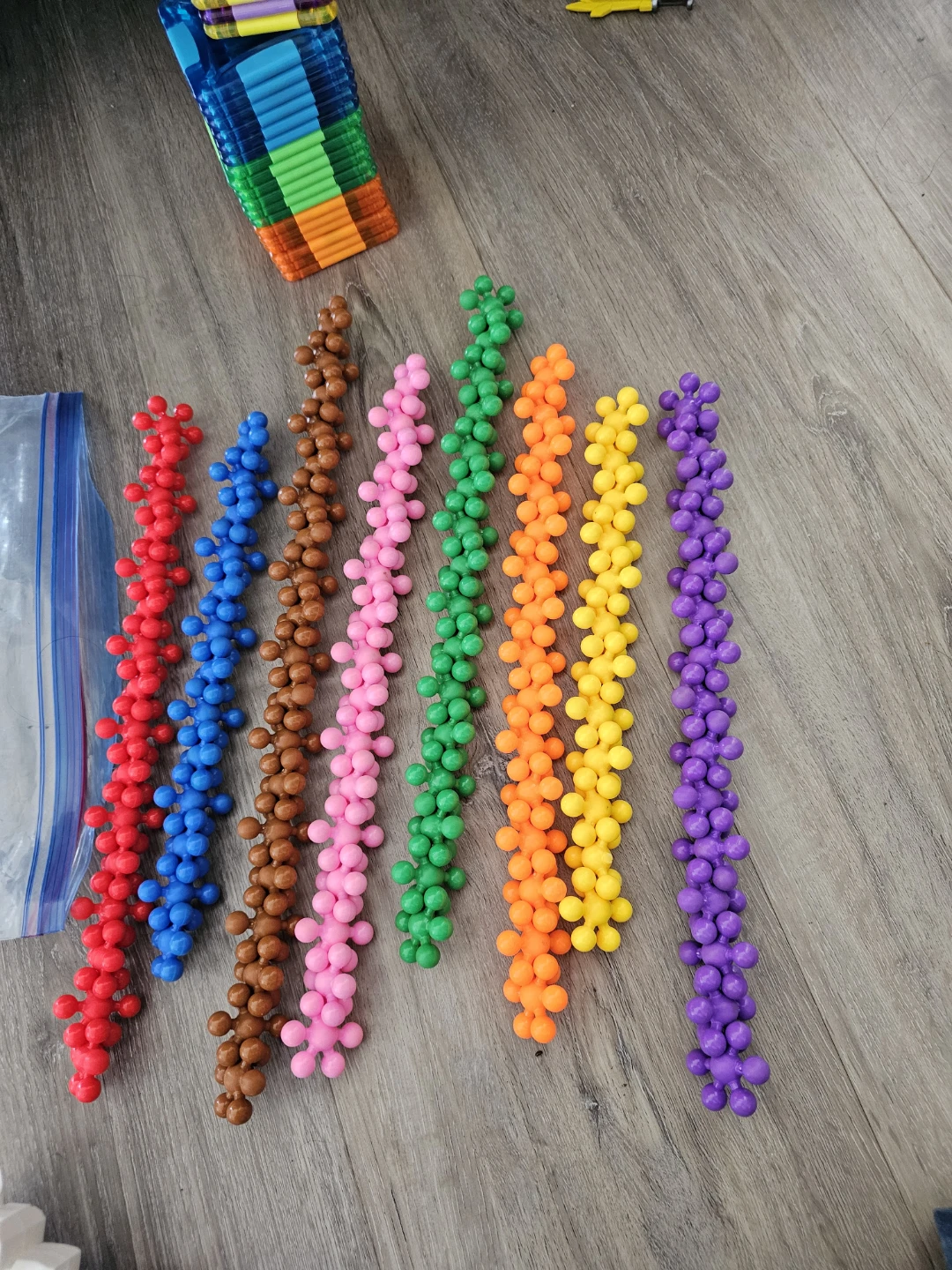 Magnetic Building Tiles & Stick Building Toy Set - photo 5
