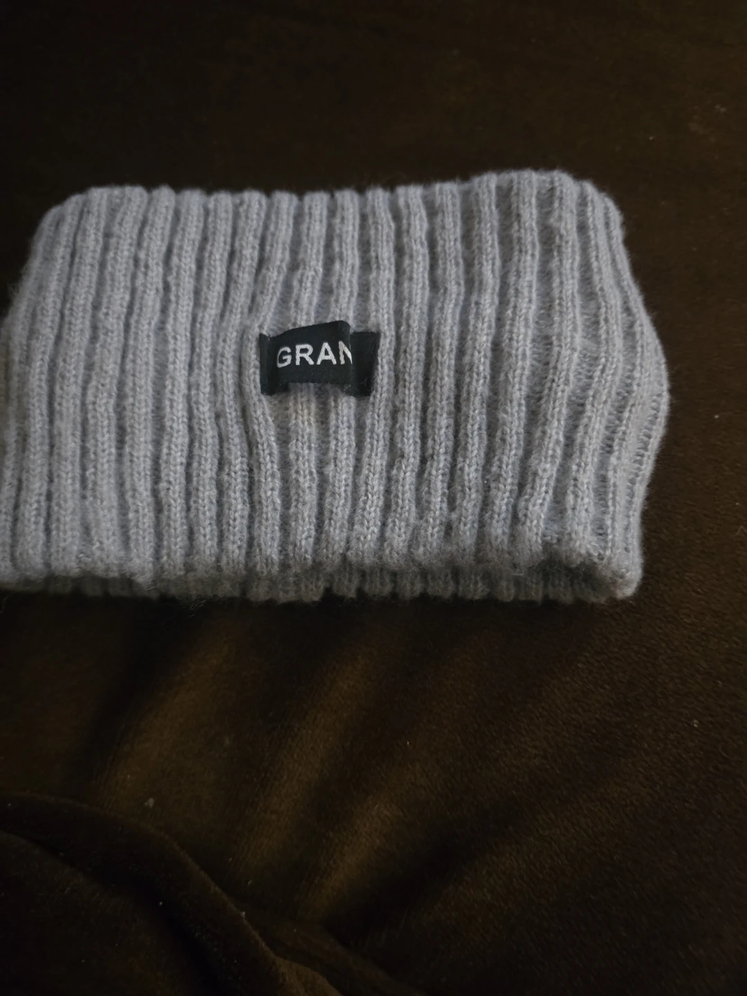 Grank Grey Knit Headband