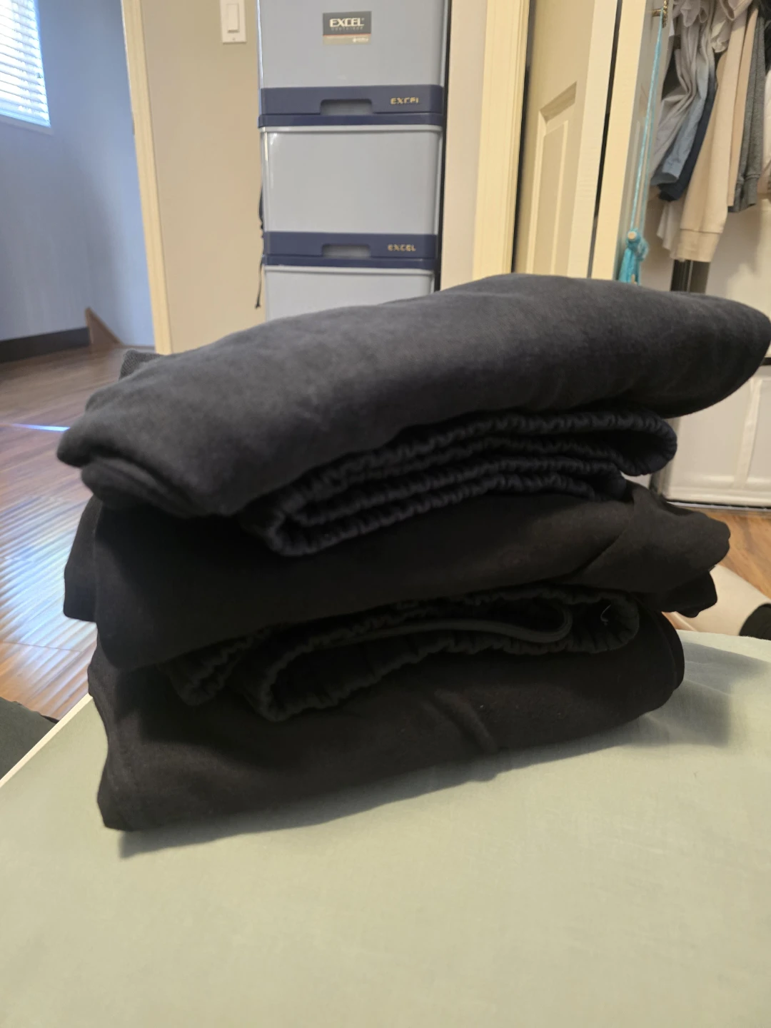 H&M and Uniqlo black pants