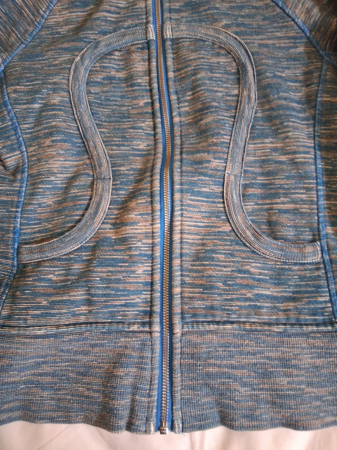Lululemon Blue Heathered Full Zip Hoodie - photo 4
