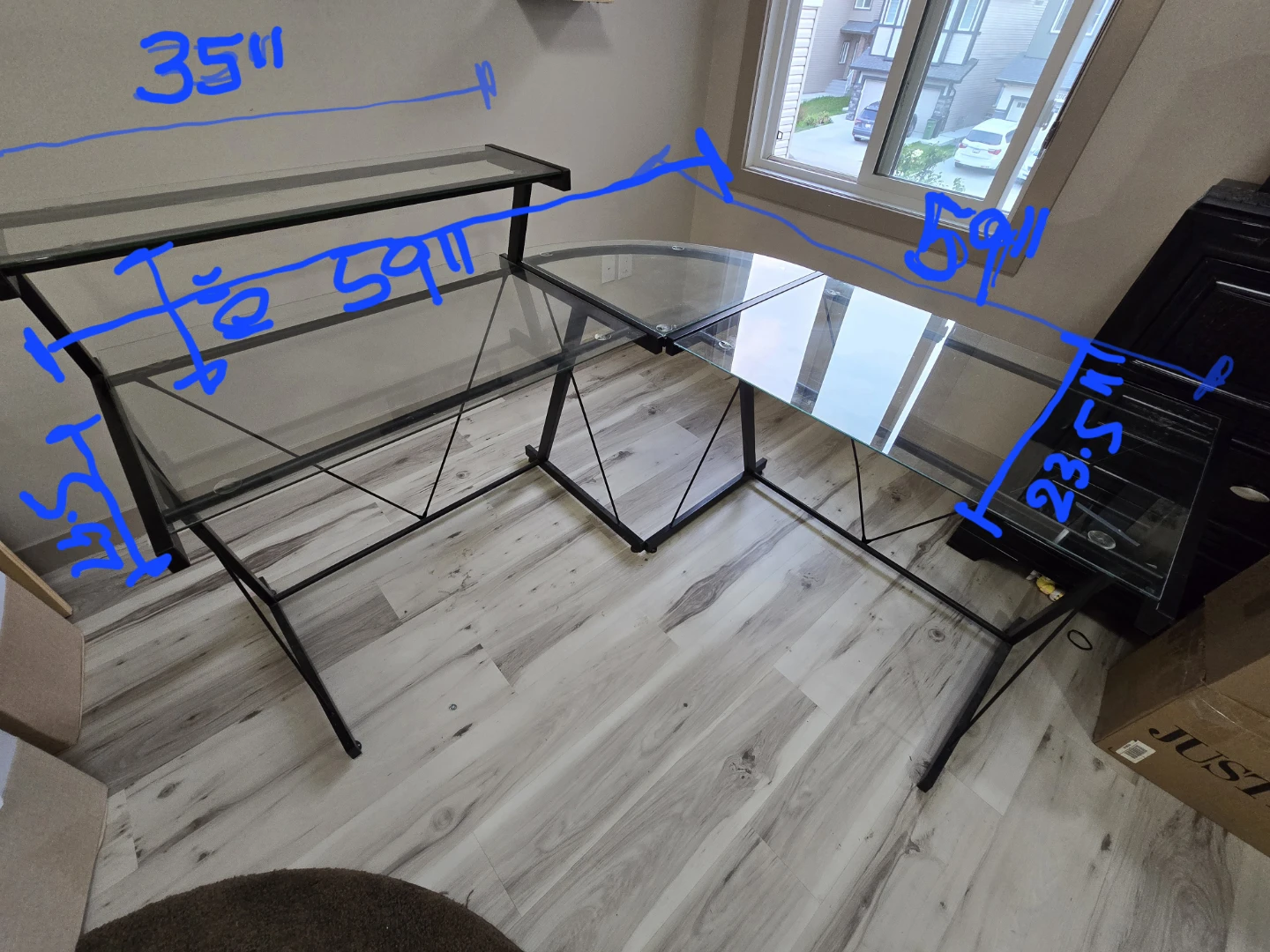 Glass table office chair - photo 5