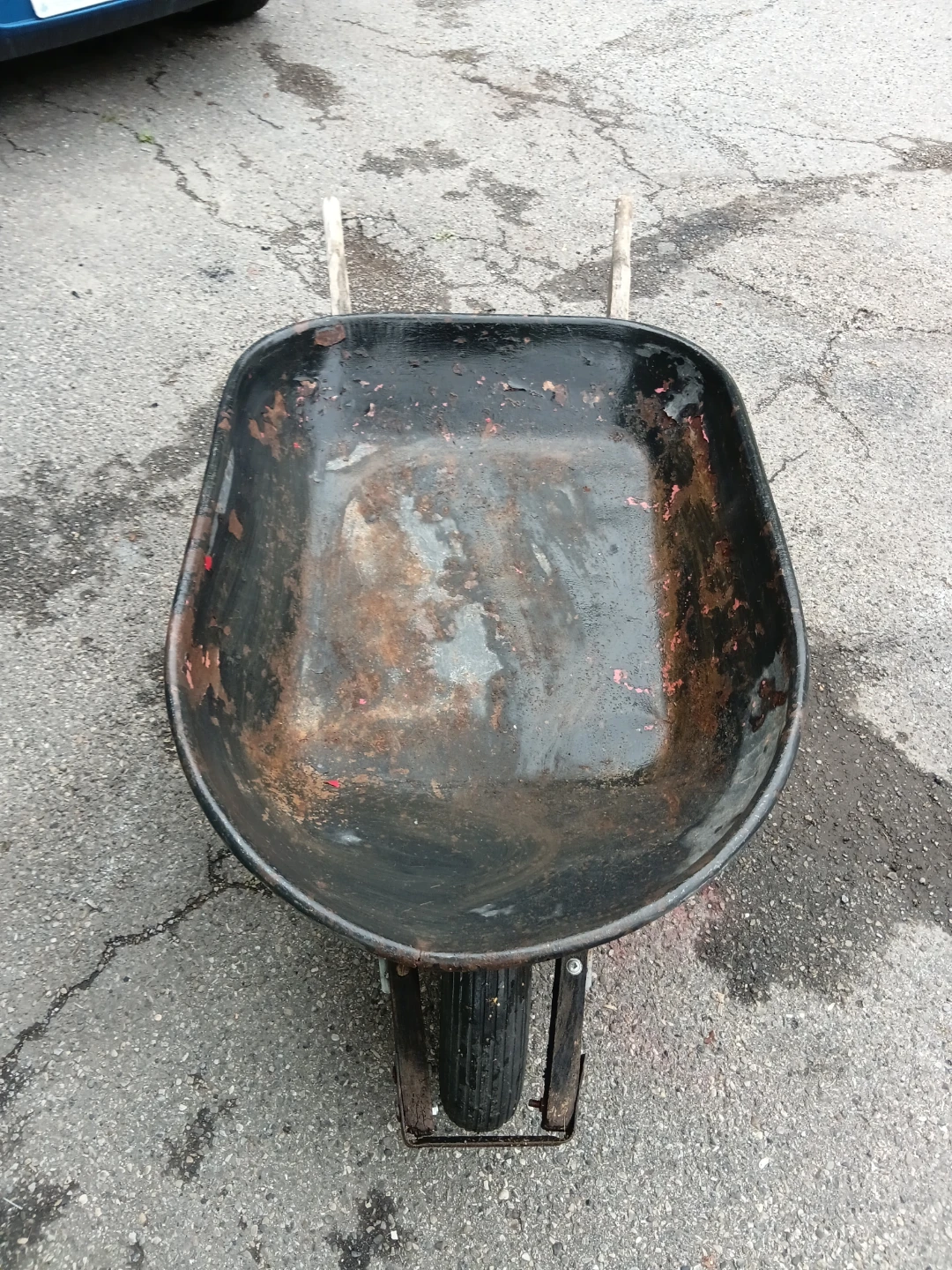 Black Metal Compact Wheelbarrow - photo 2