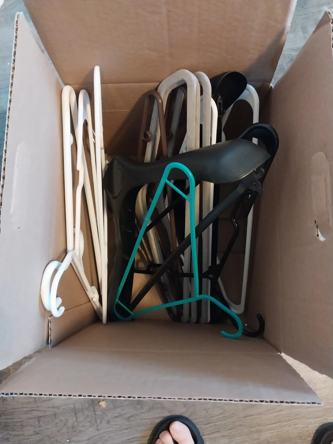 Clothes hangers and hanging folders