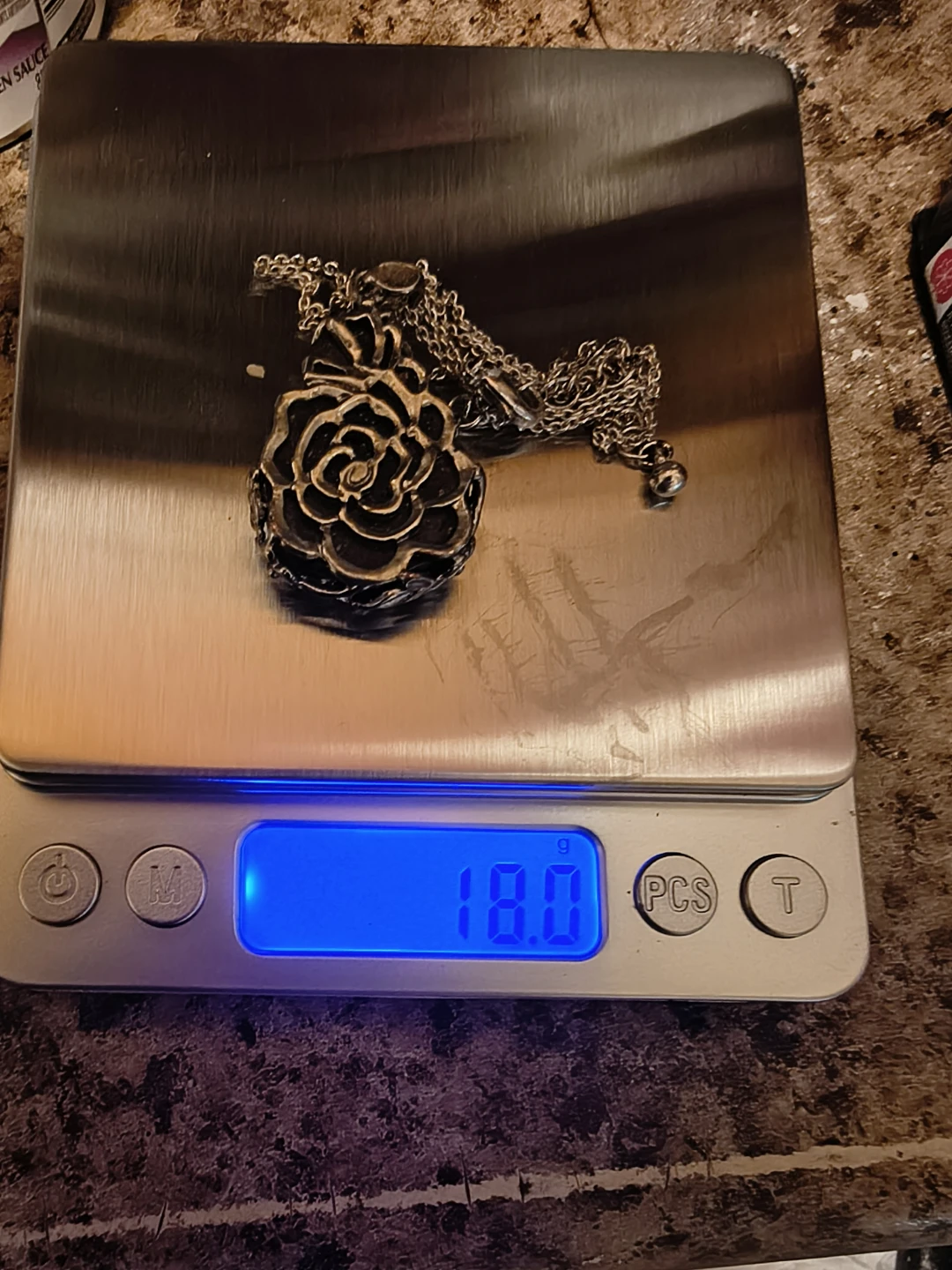 Amethyst Rose Pendant Necklace - photo 5