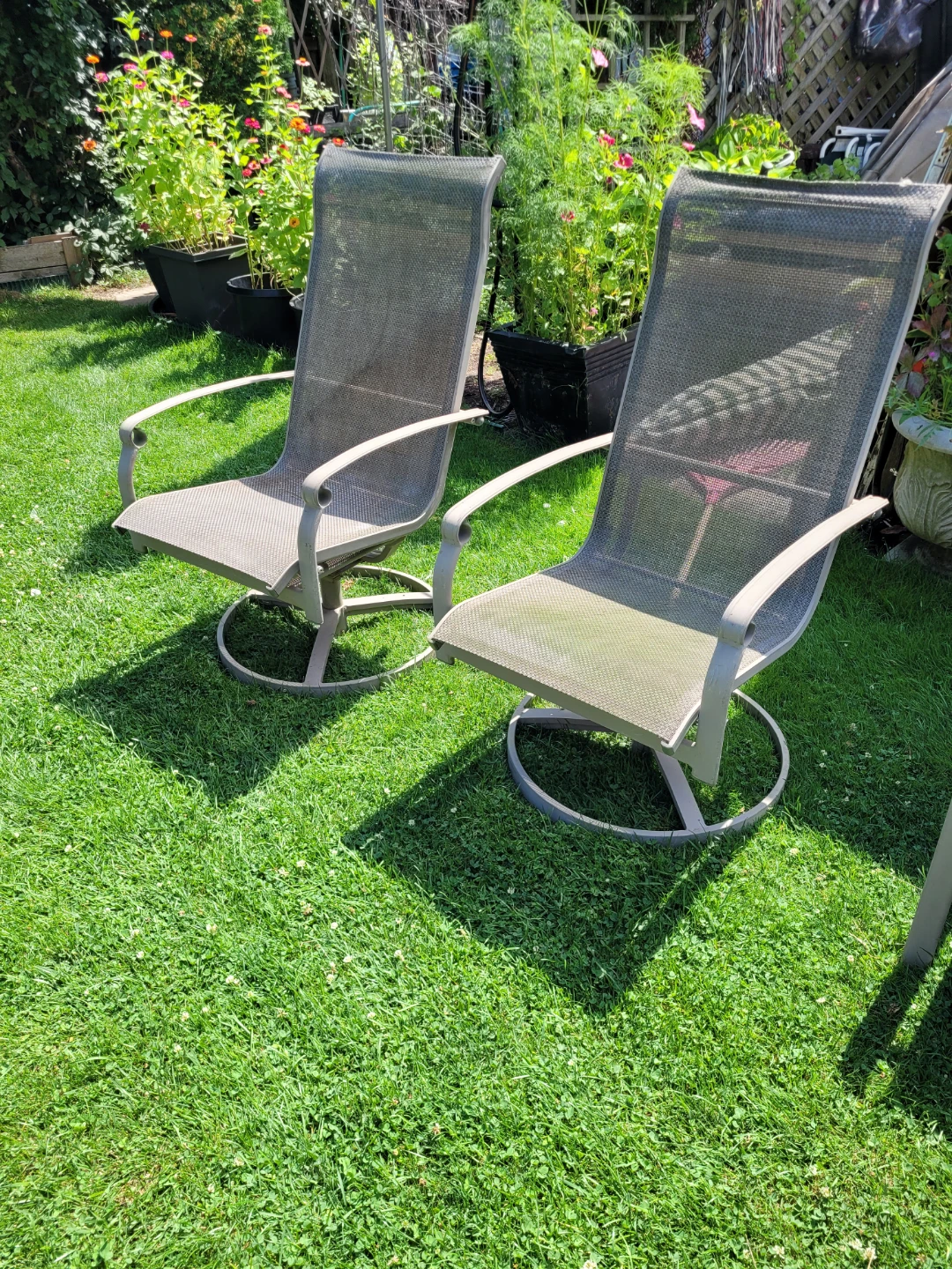 Set of 6 Outdoor Patio Chairs - photo 4
