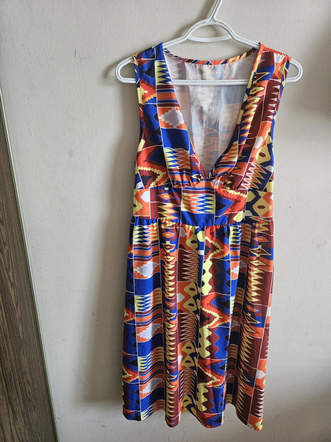 XL Women's Sleeveless V-Neck Maxi Dress - photo 3