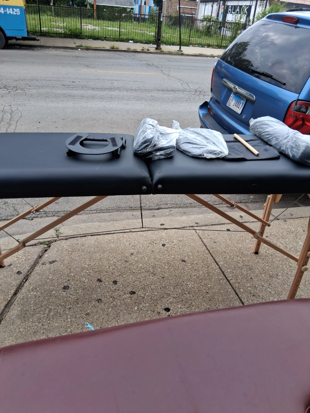 Black message table like new - photo 5