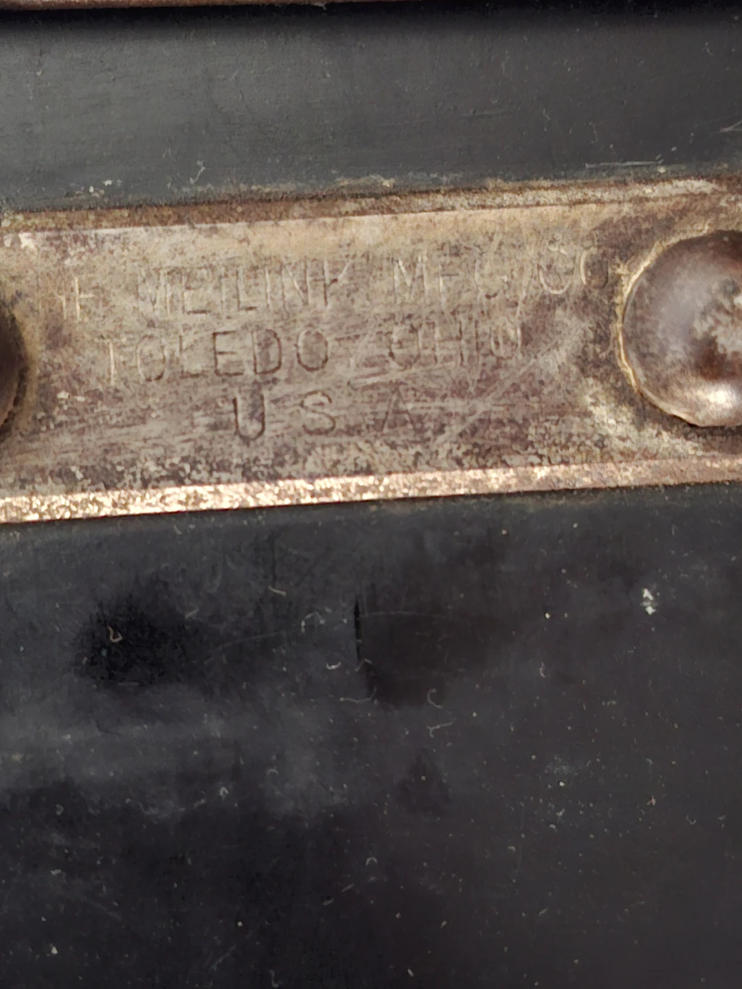 Antique Mid Century Heavy The Weilink Mfg. Co. Cash Box - photo 2
