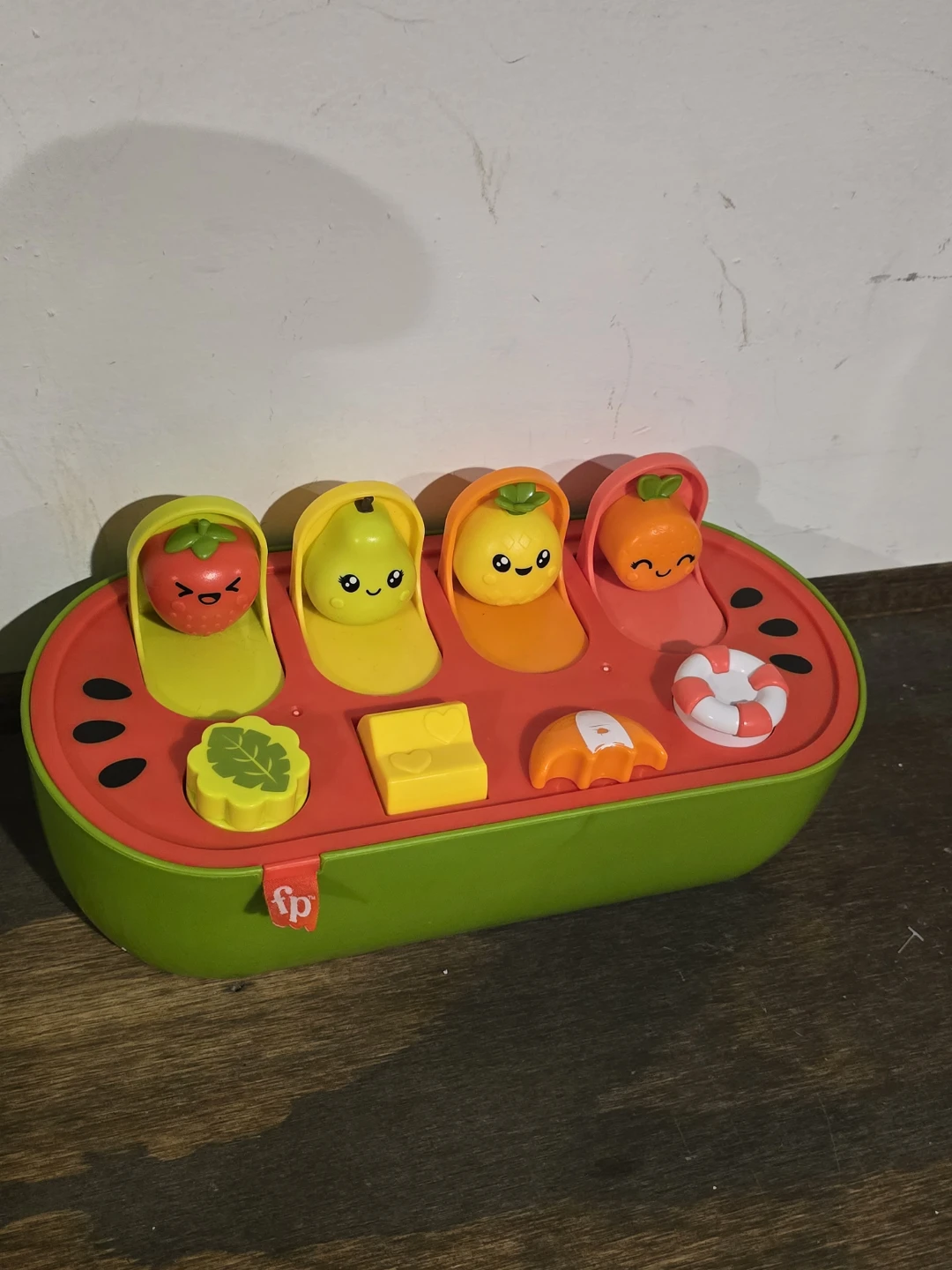 Fisher-Price Pop & Push Fruit Pals Musical Toy