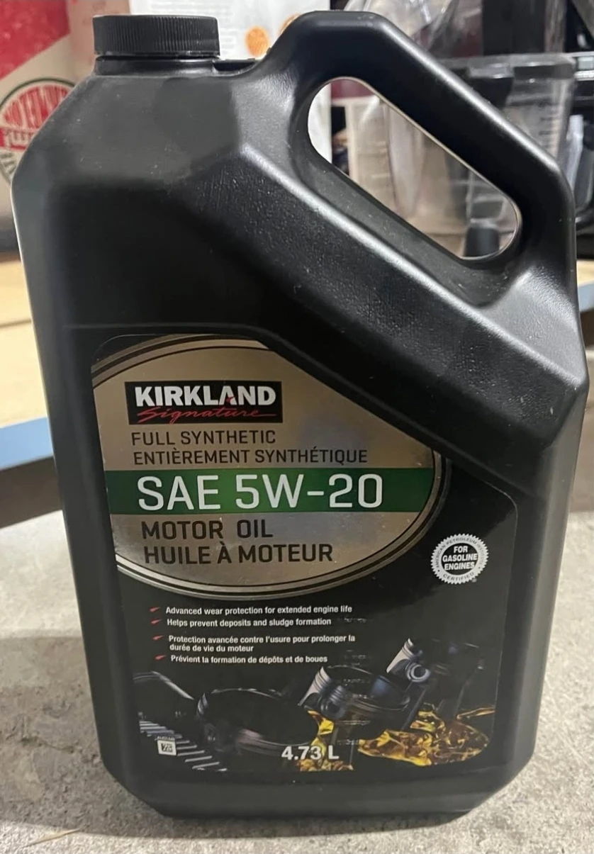 Kirkland Signature Full Synthetic Motor Oil SAE 5W-20