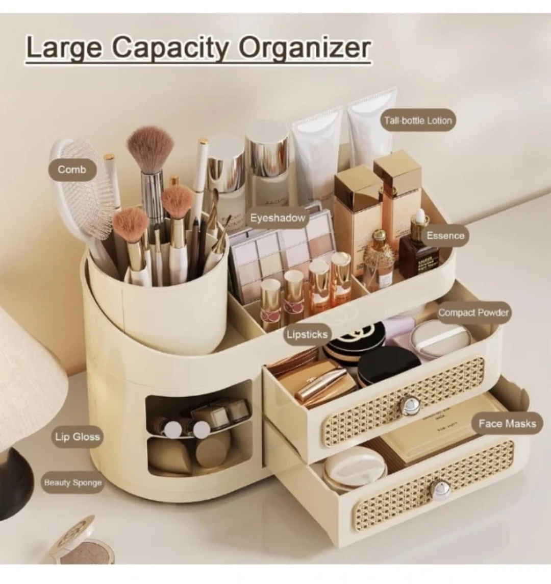 Large Capacity Makeup Organizer Box - photo 5
