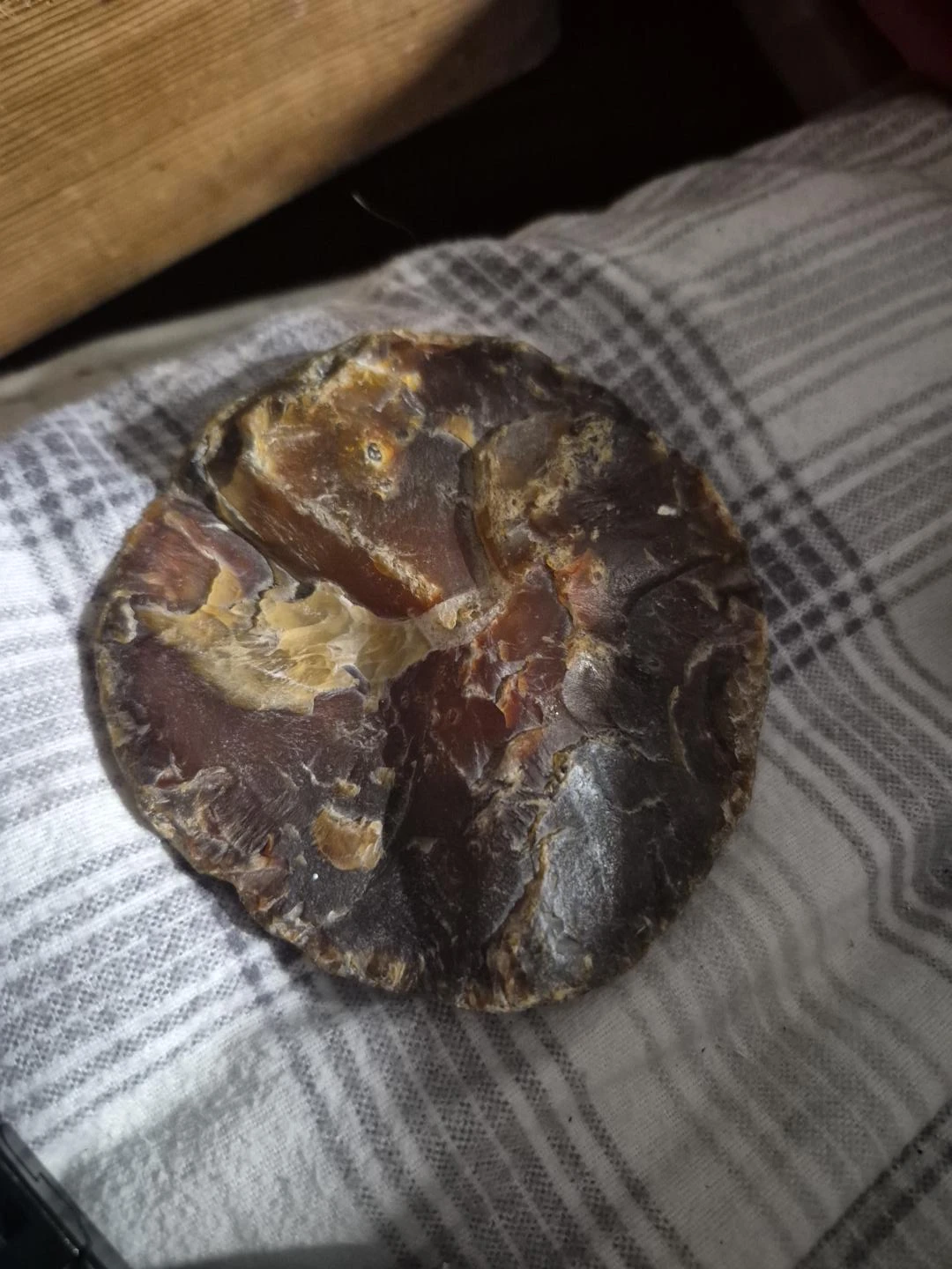 Polished Agate Slice Coaster - photo 4