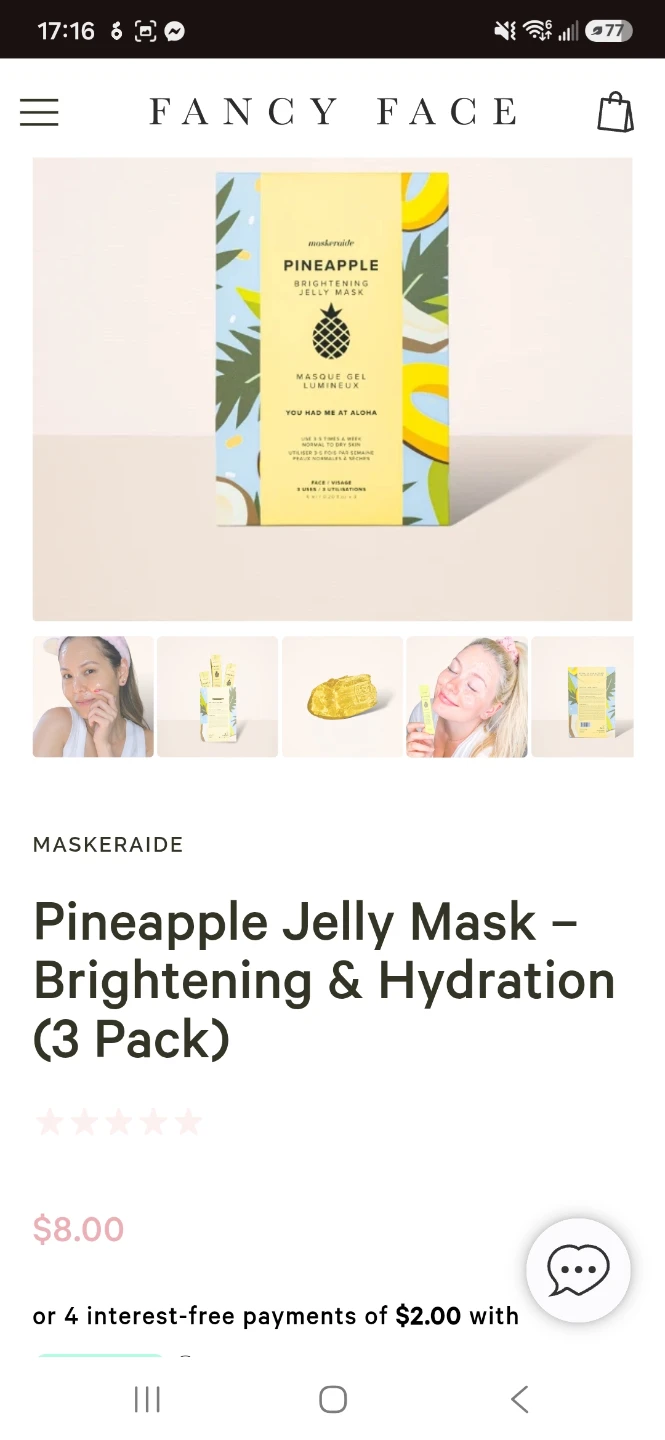 MaskerAide Pineapple Brightening Jelly Mask - photo 3