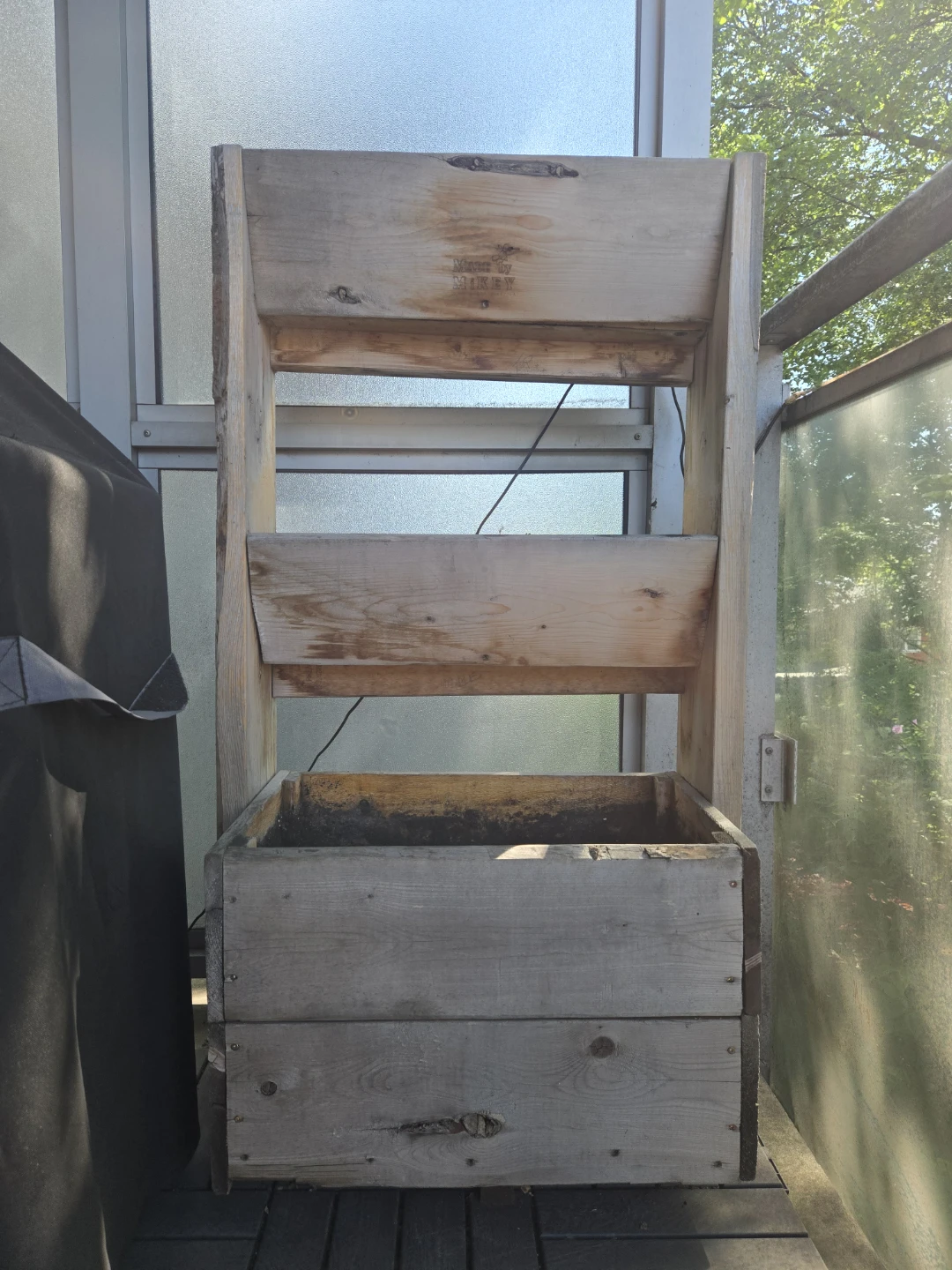 Wooden Tiered Planter
