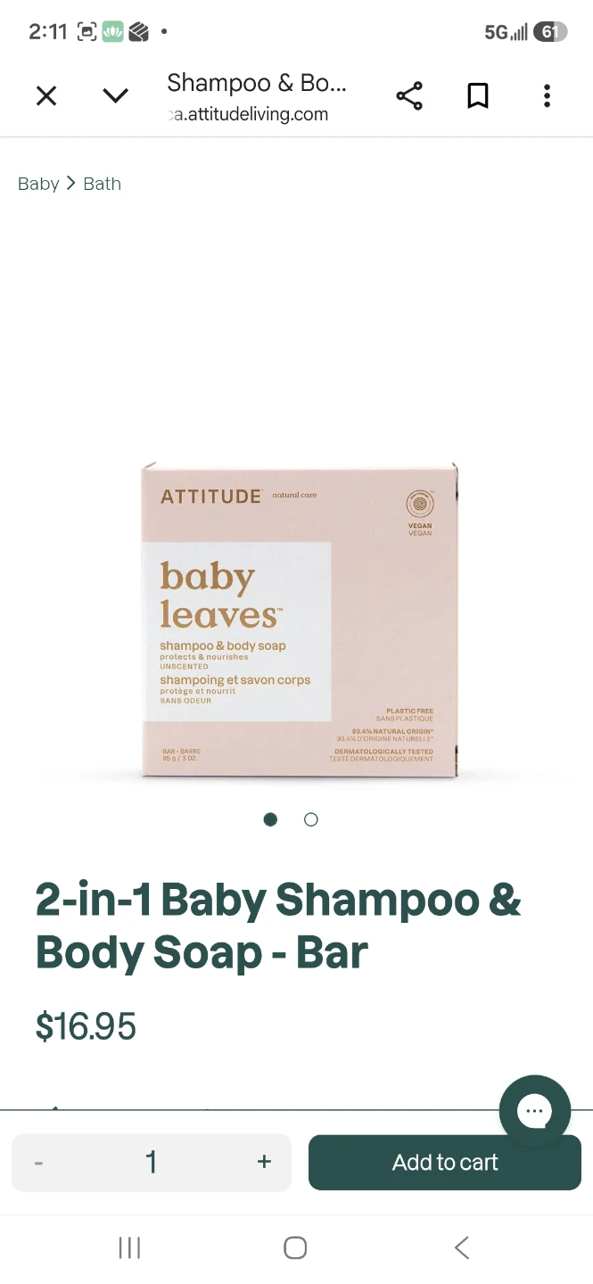 4 unit bundle  of ATTITUDE Soap and Belly Balm - photo 2