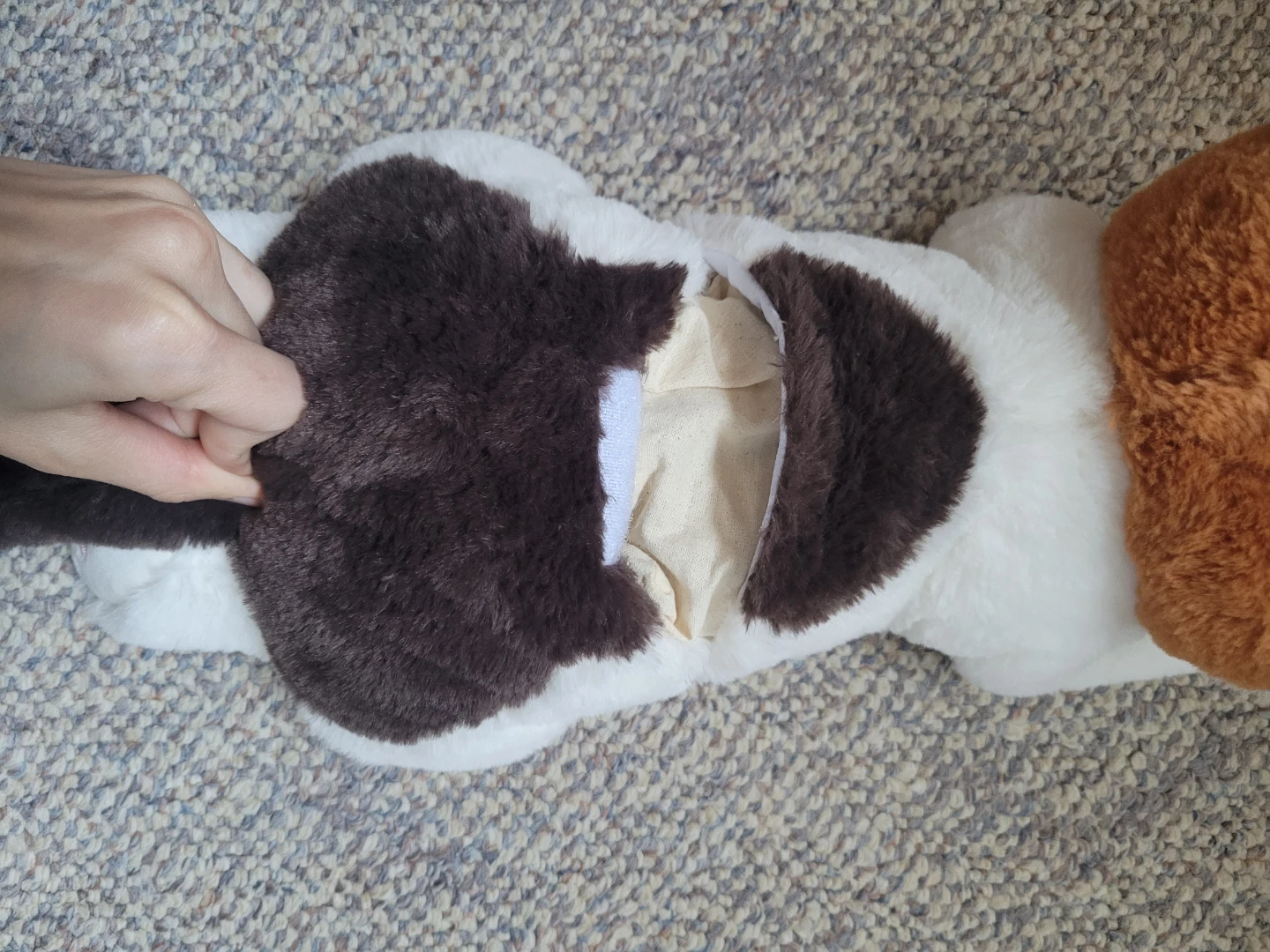 Plush Calico Cat microwaveable  heating pad - photo 2