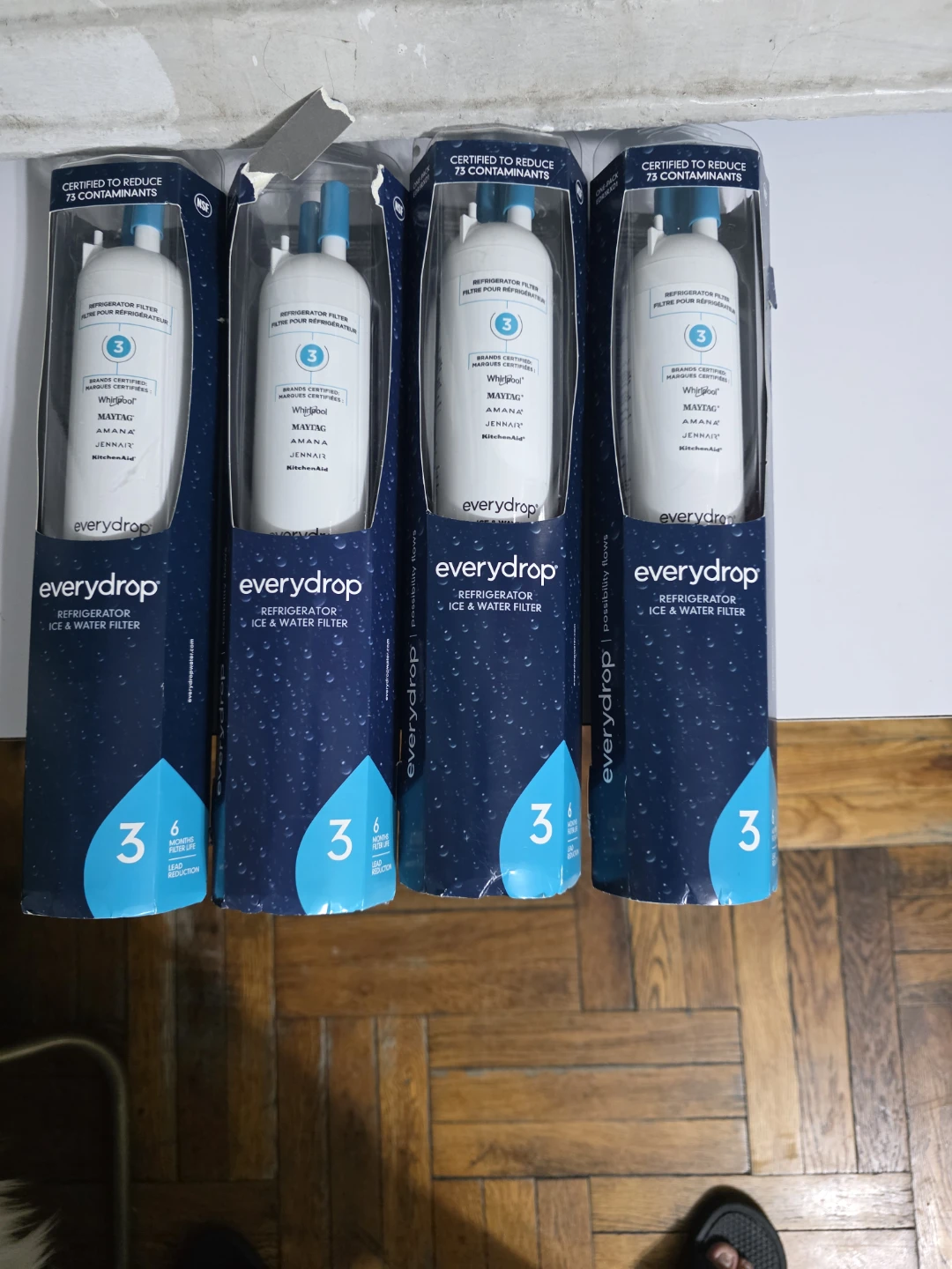 EveryDrop Refrigerator Ice & Water Filter 3-Pack