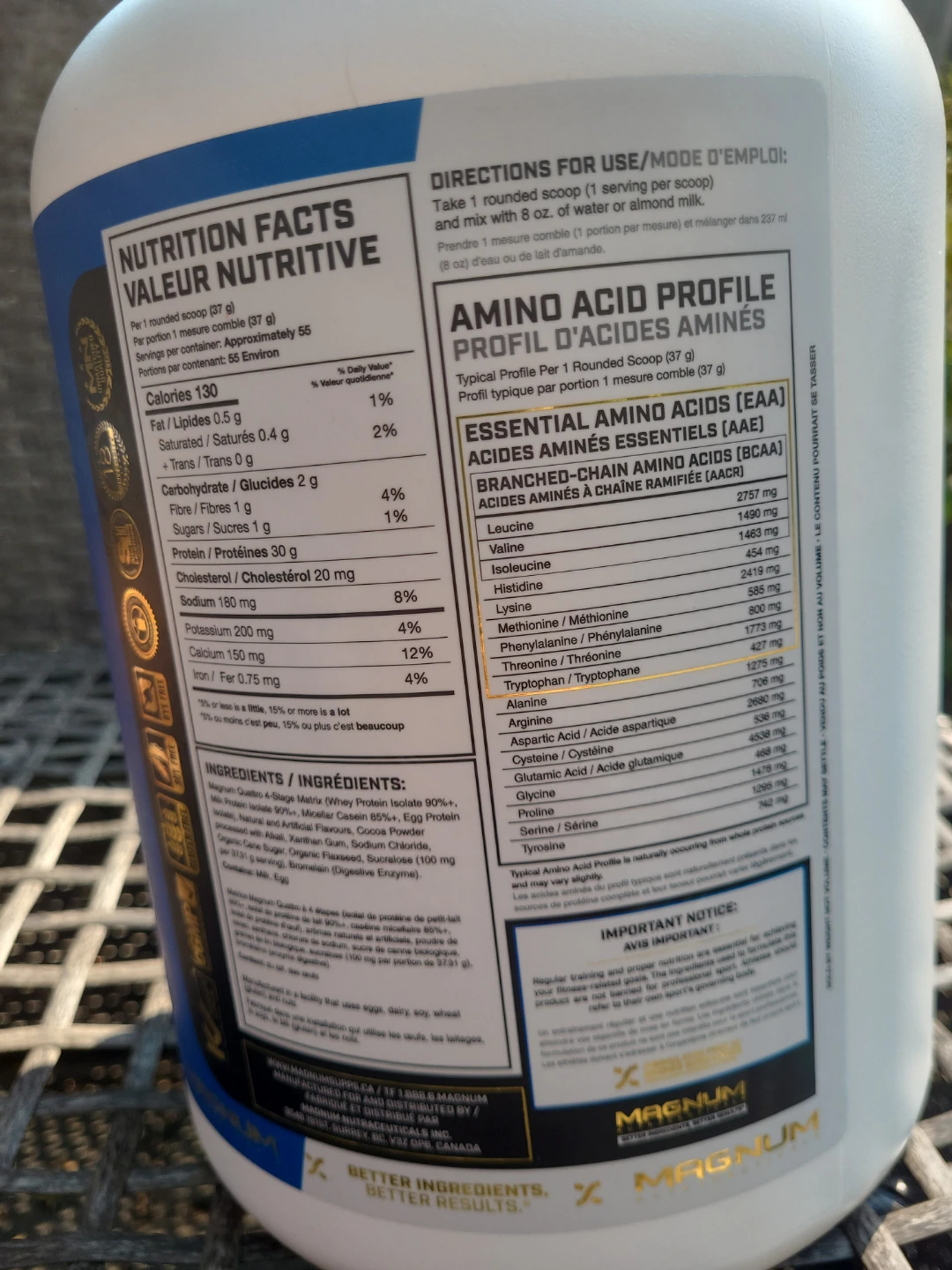 2x Premium Protein Powders - $50 - photo 3