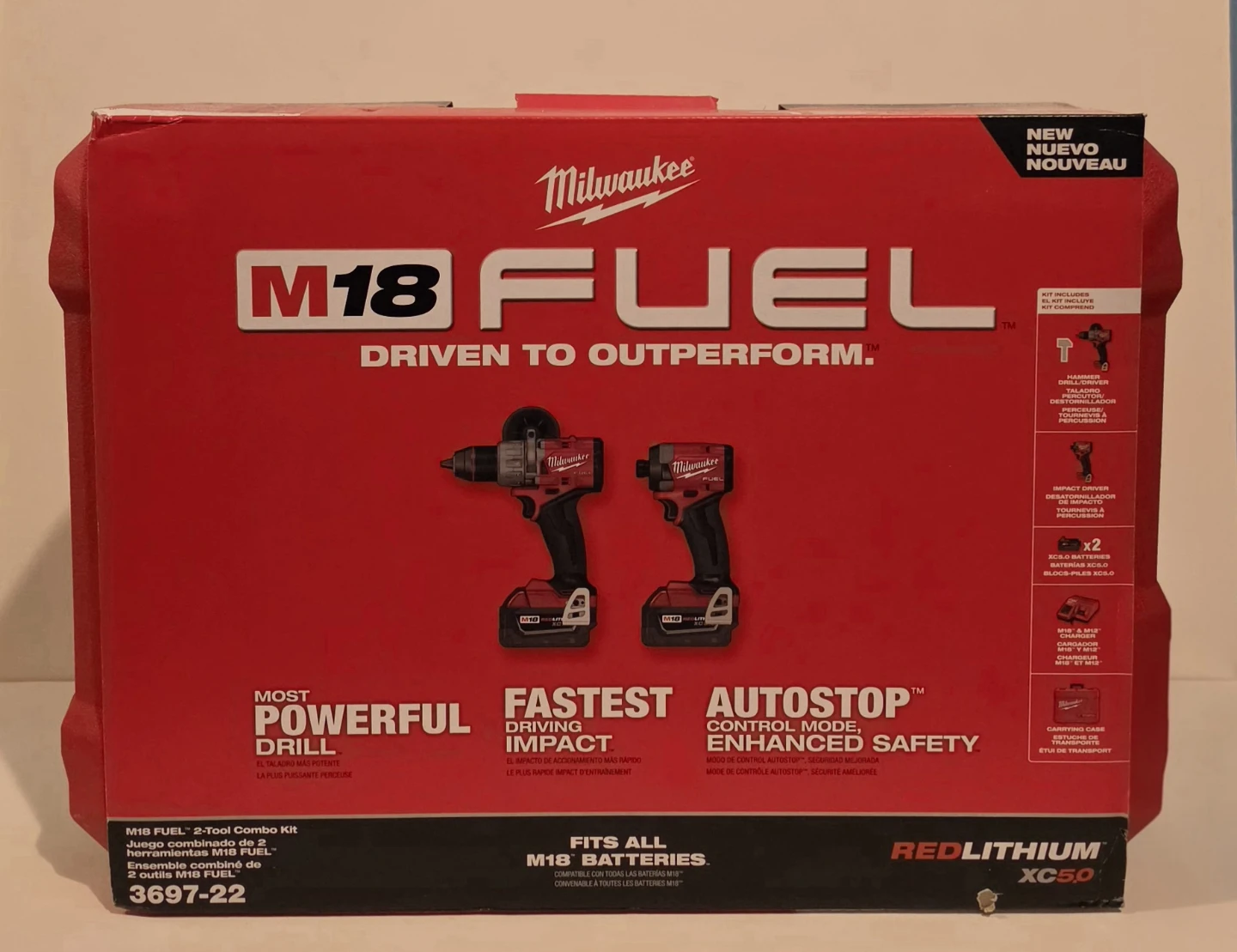 Milwaukee M18 FUEL 2-Tool Combo Kit 3697-22