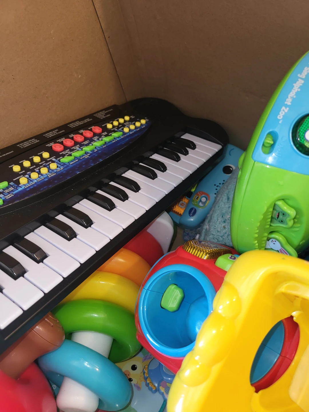 Kids' Toy Bundle - Piano, Bus, Turtle & More - photo 3