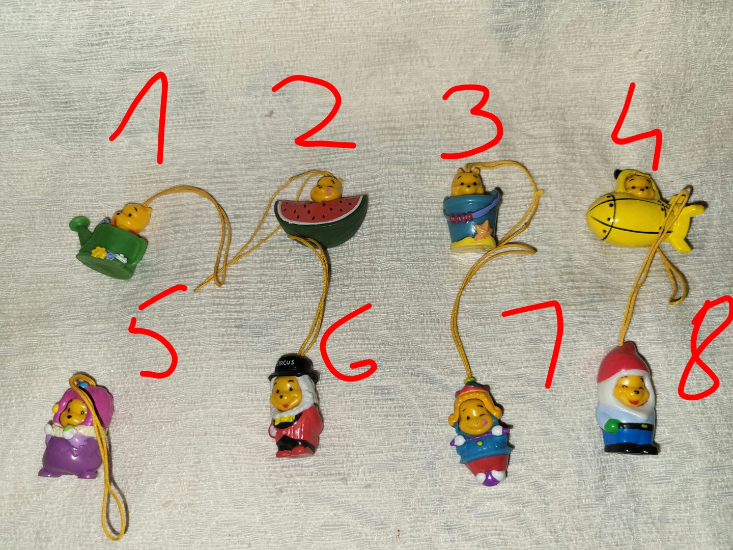Vintage Disney Peek-A-Pooh Winnie-the-Pooh Charms - photo 2