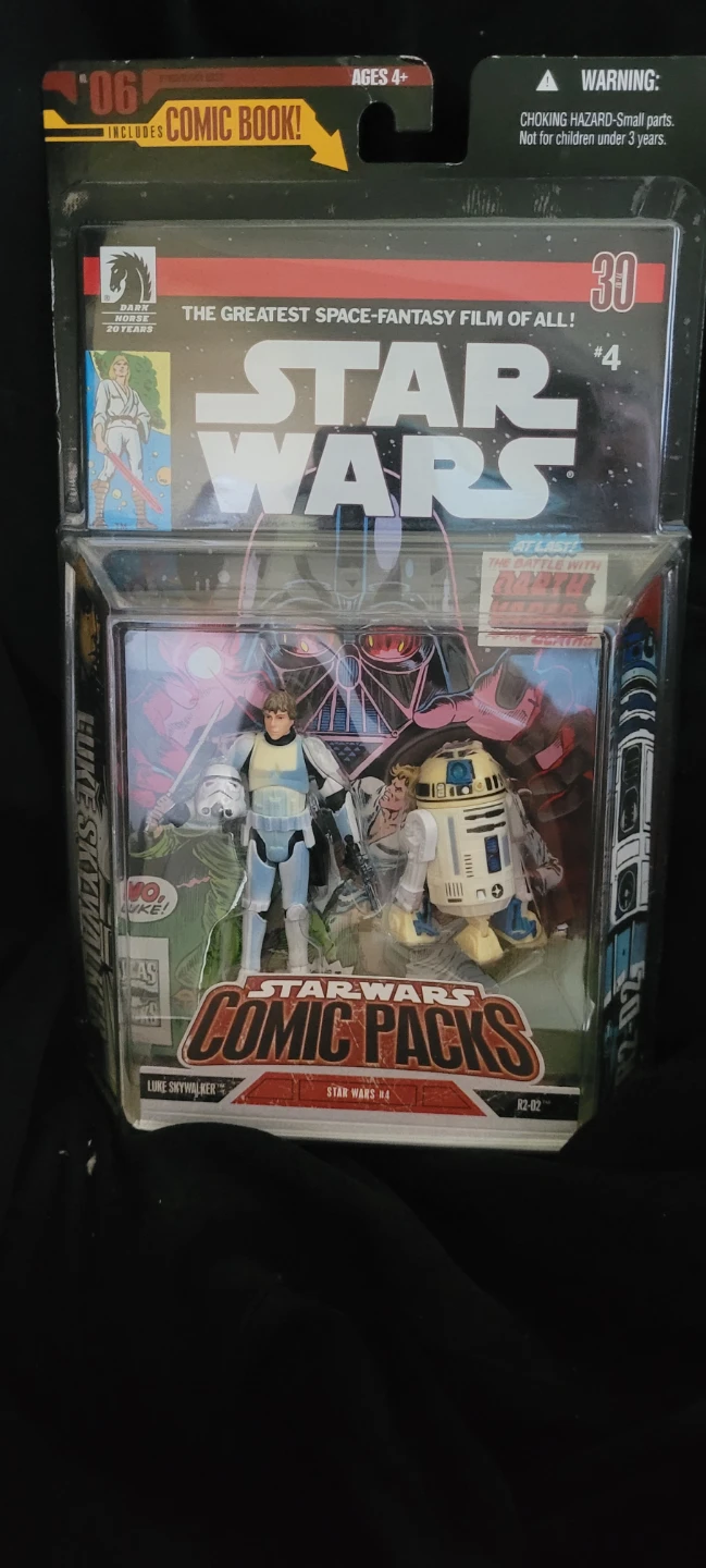 Star Wars Comic Packs Luke Skywalker & R2-D2 Action Figure Set