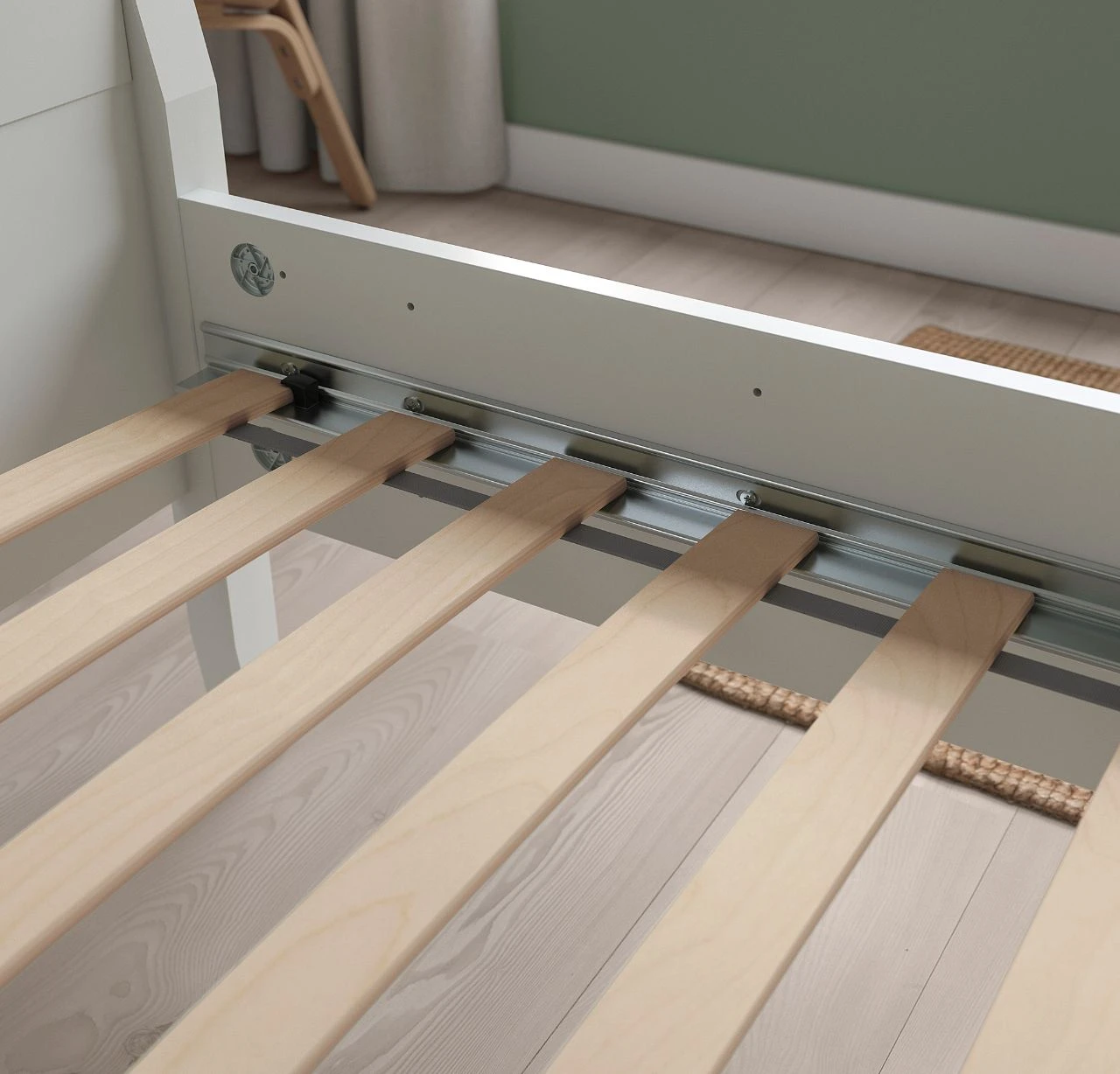 IKEA Malm Twin White Bed Frame with 2 Drawers - photo 5