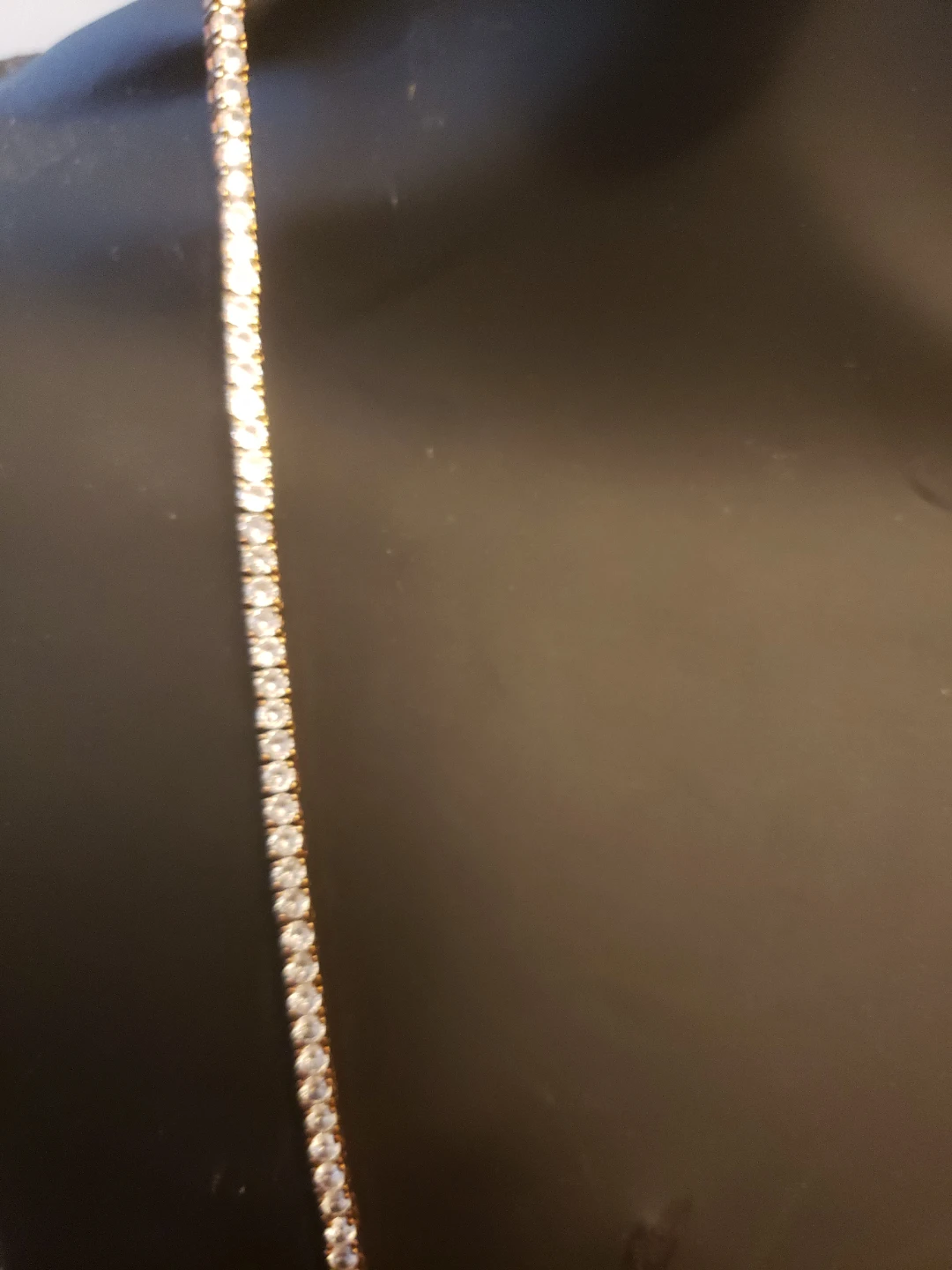 Unisex Rose gold Tennis Chain Necklace. - photo 2