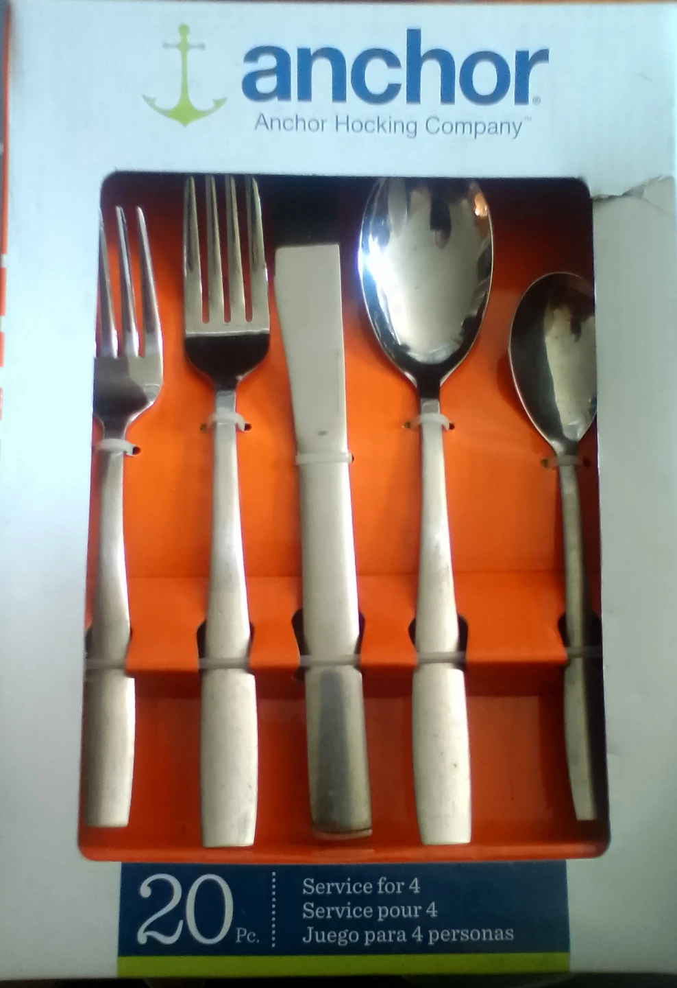 Anchor Hocking 20-Piece Flatware Set
