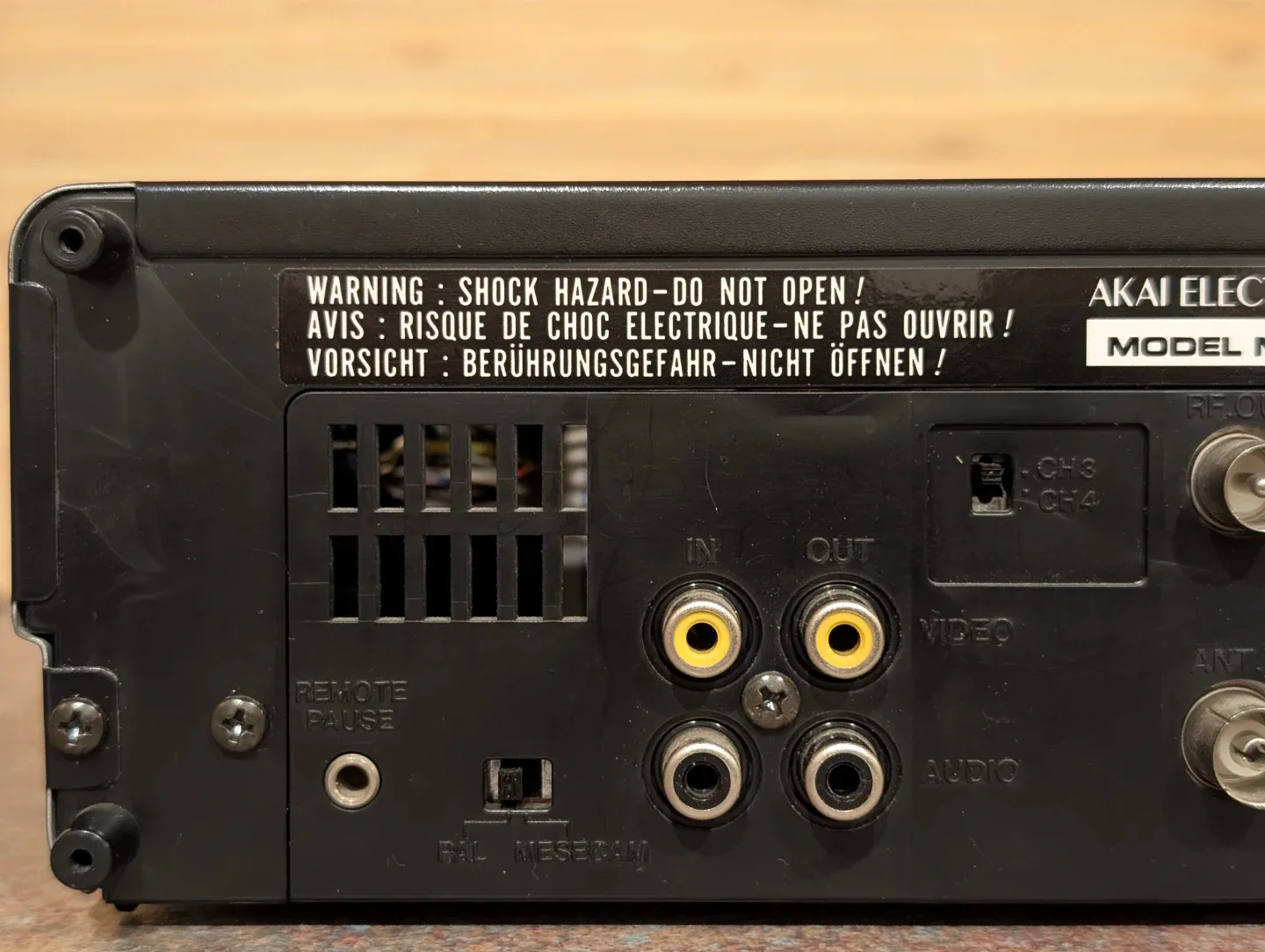 Multisystem VHS player PAL, MESECAM, NTSC - photo 4