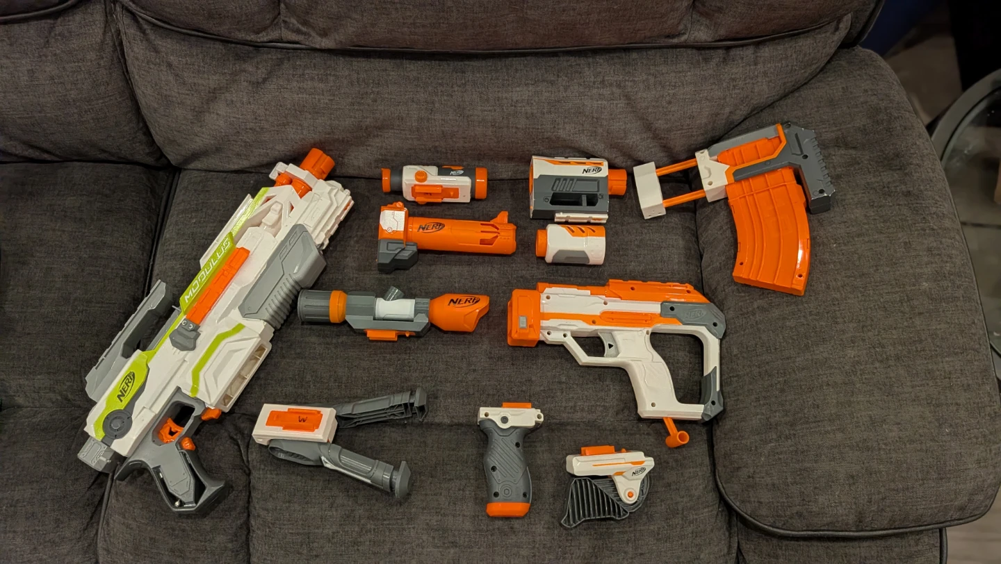Nerf Modulus Toy Blasters and Accessories Lot - photo 2