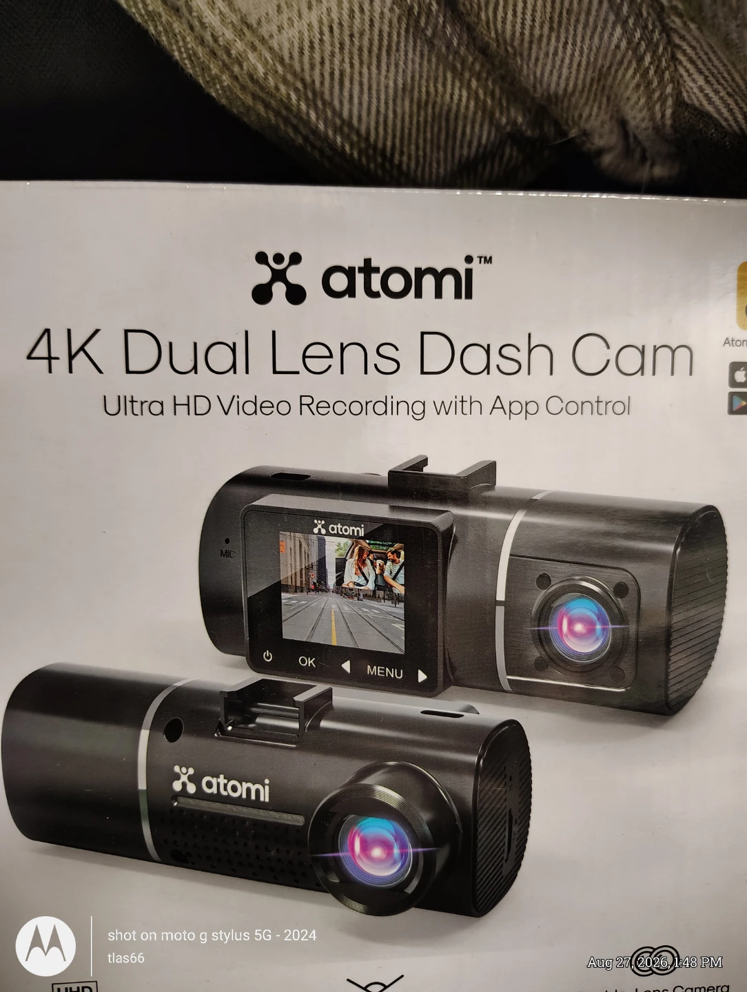 Atomi 4K Dual Lens Dash Cam - photo 3