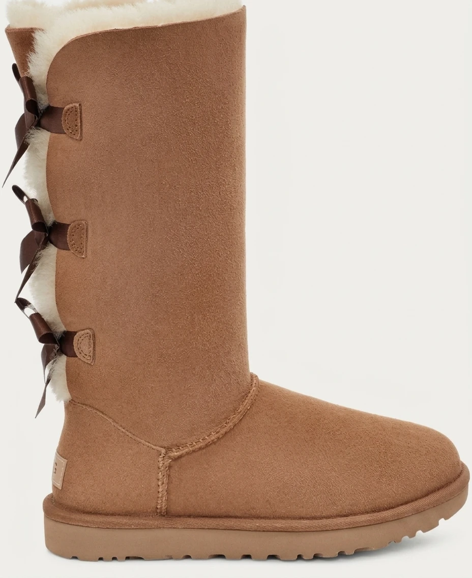 Women's bailey bow tall ii boot sheepskin classic boots in brown