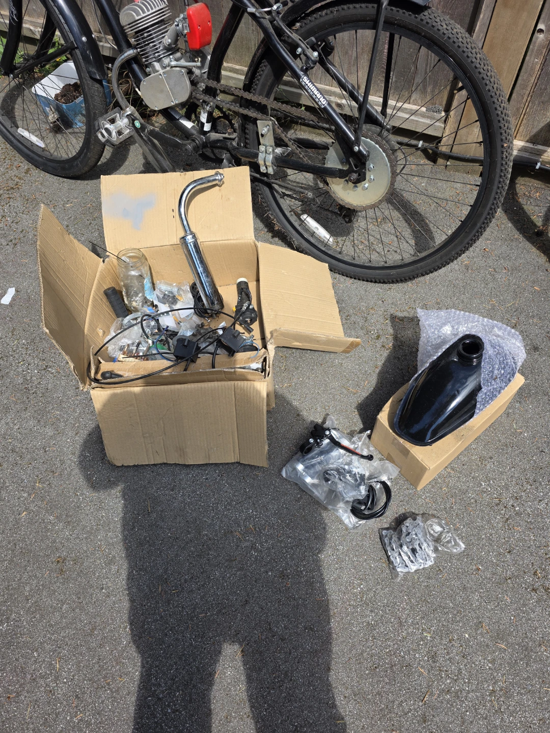 Beach cruiser with 100 cc engine - photo 4