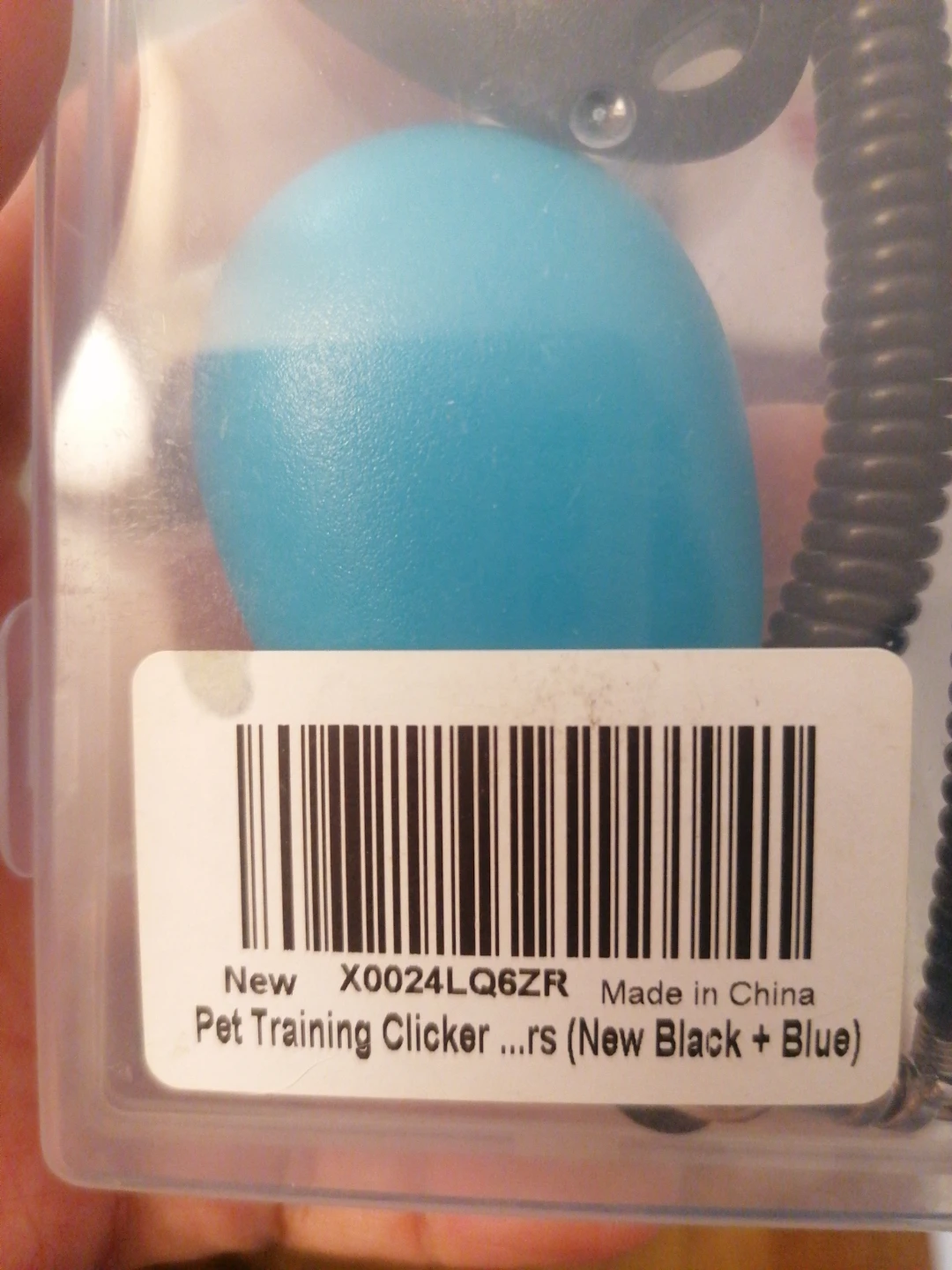 Pet Training Clicker Set (New Black + Blue) - photo 2