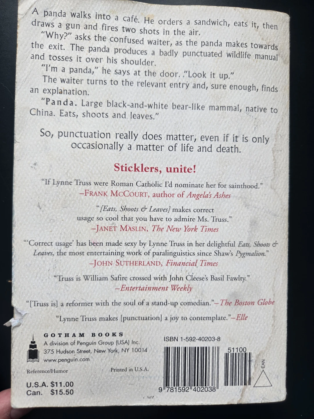 Eats, Shoots & Leaves Book - photo 2